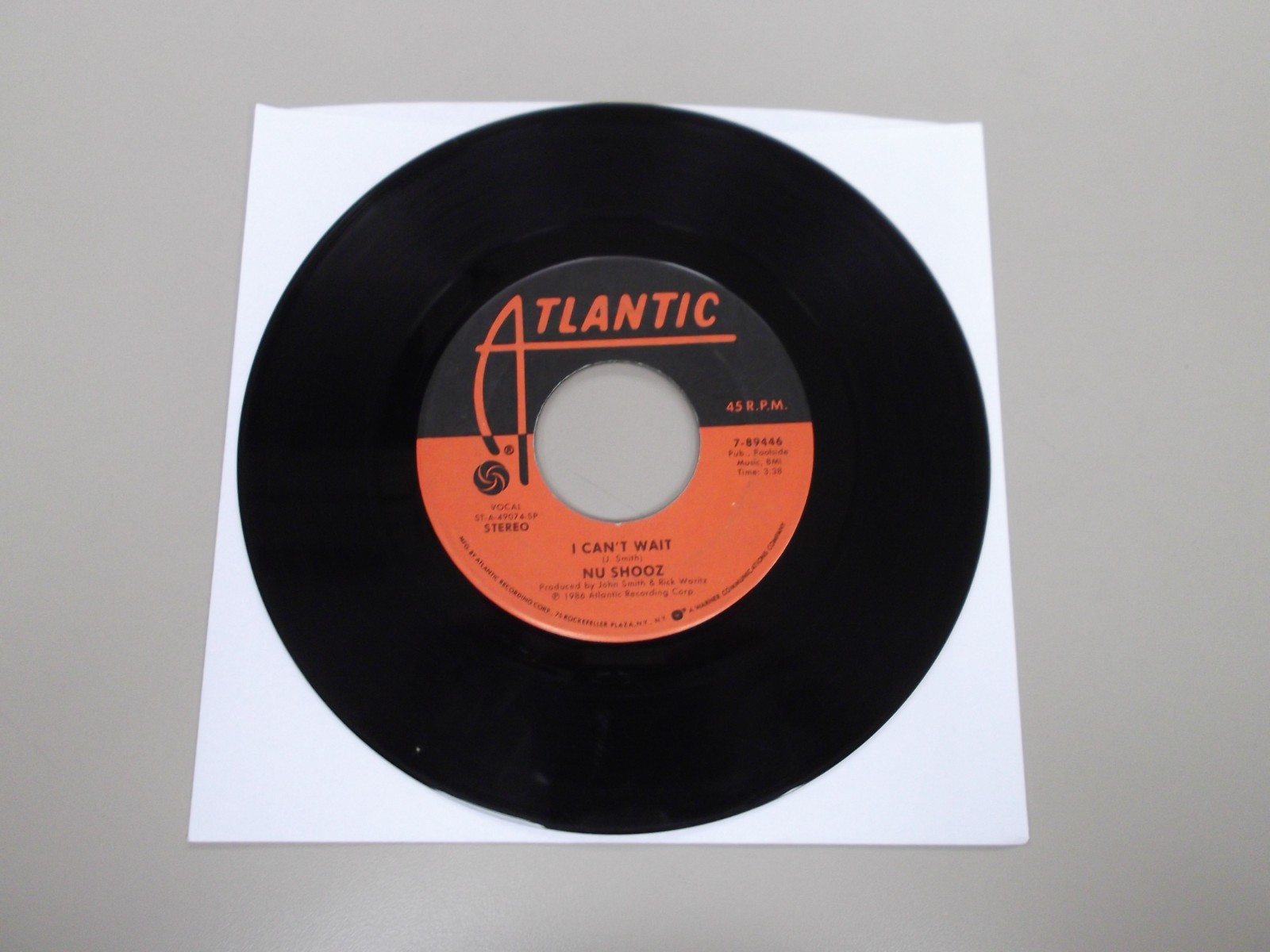 Nu Shooz – I Can’t Wait / Make Your Mind Up – Atlantic Records 7-89446 – VG+