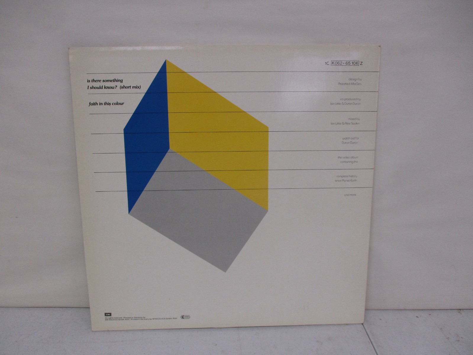 Duran Duran is There Something I Should Know? Record Album