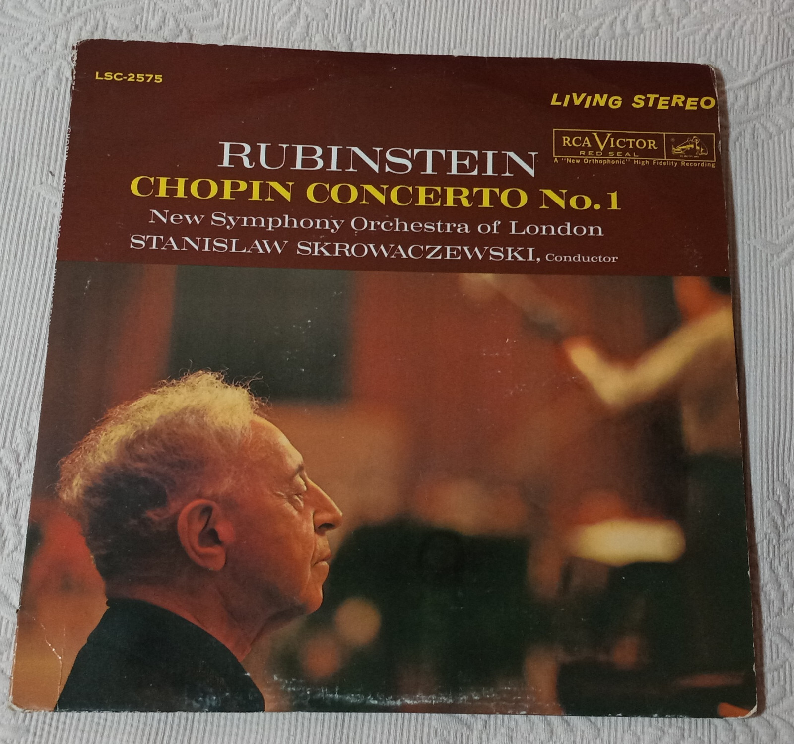 Arthur Rubinstein, Chopin Concerto No. 1 1961 RCA Victor LSC-2575 VG++