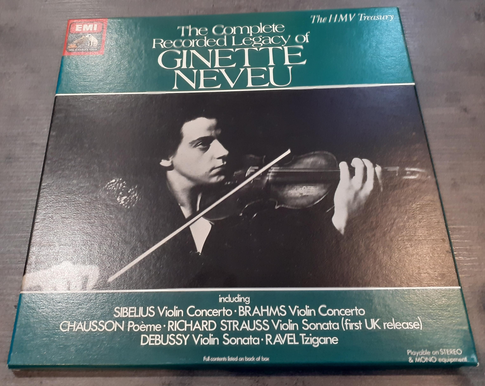 RLS 739 – THE COMPLETE RECORDED LEGACY OF GINETTE NEVEU – 4 LP SET EX+ VINYL