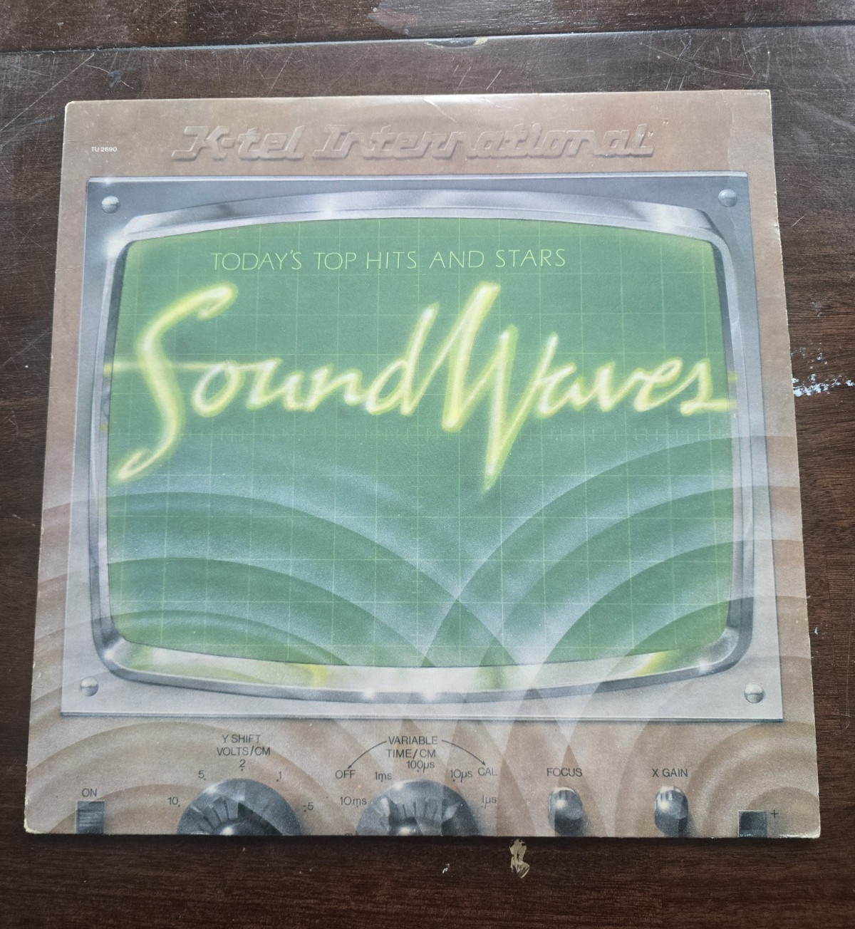 K-Tel Sound Waves Today’s Top Hits & Stars LP Vinyl TU-2690 1980 Untested