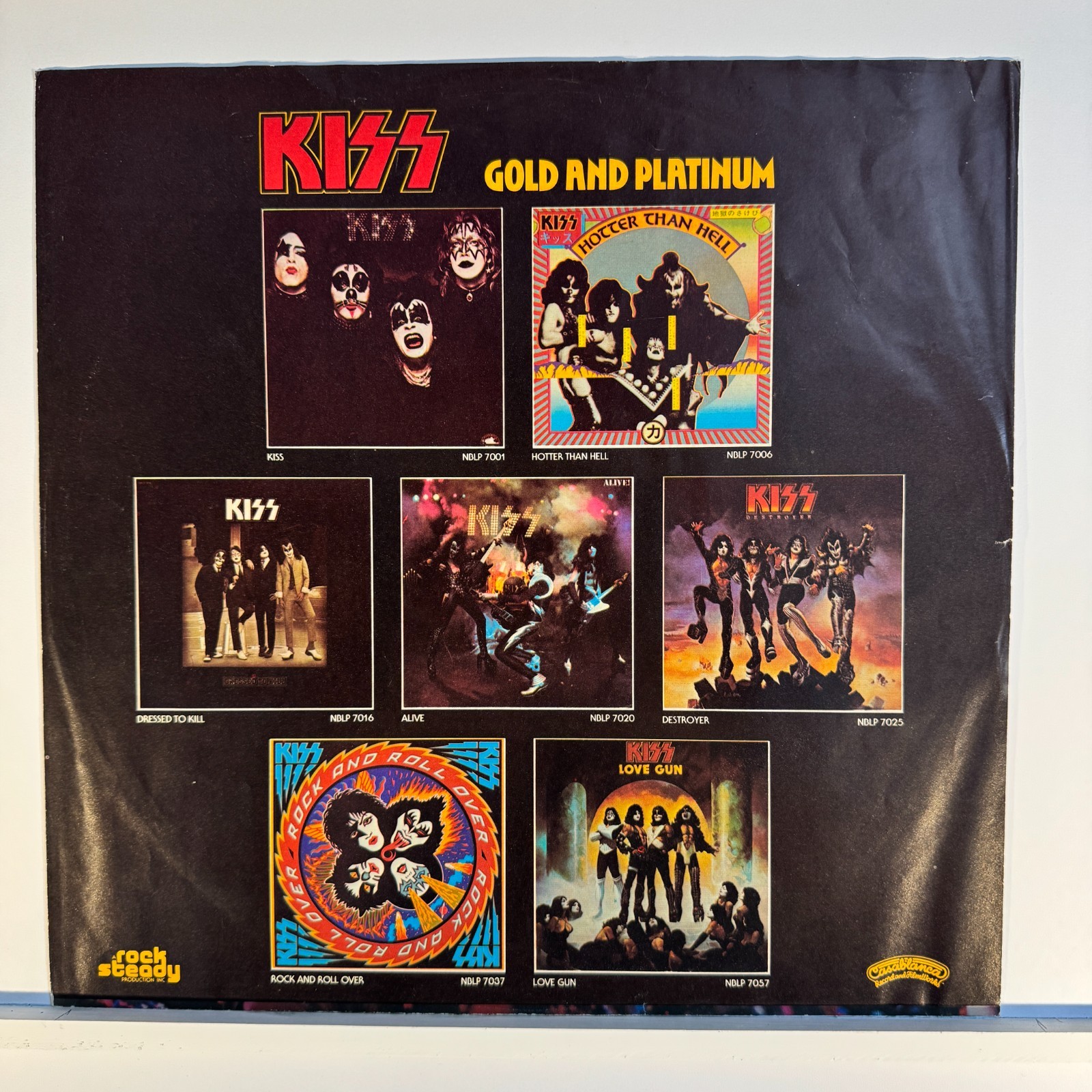KISS Alive II 1977 Keel Pressing 2LP Gatefold Vinyl LP NBLP 7076-2 VG+/VG