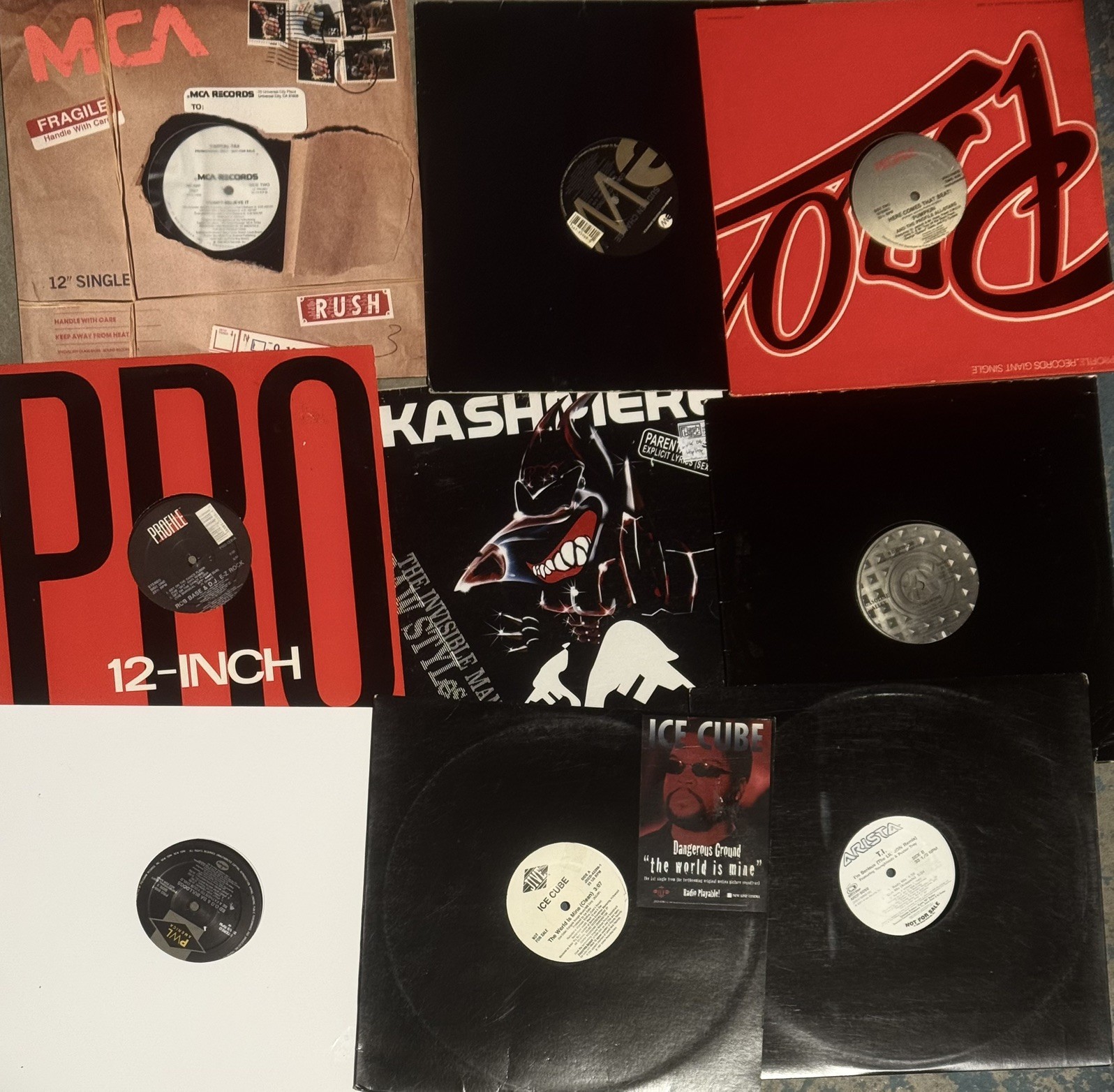 12” Vinyl Bulk Lot HIP HOP RAP R&B 36 Singles Good Titles 80s 90s !! b5
