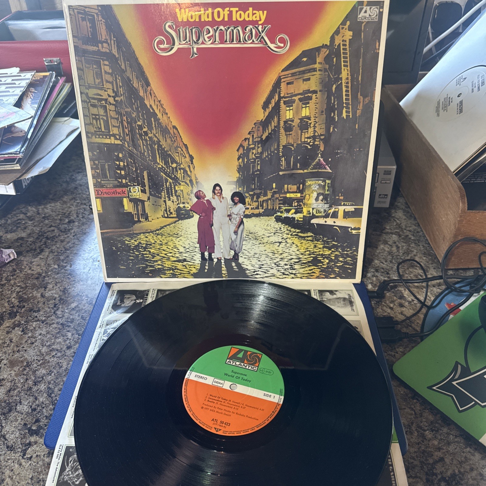 Supermax – World of Today – 1977 Germany – Atlantic ATL 50423