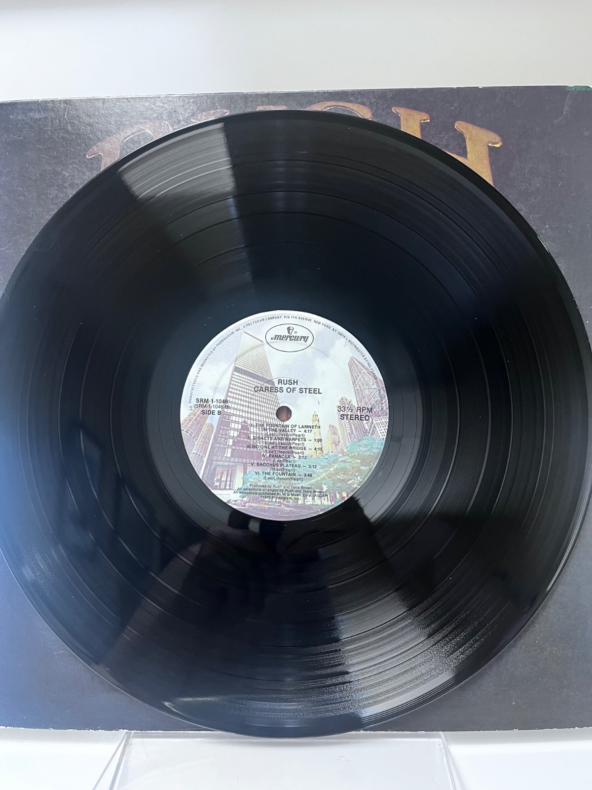 Rush Caress of Steel Vinyl LP 1981