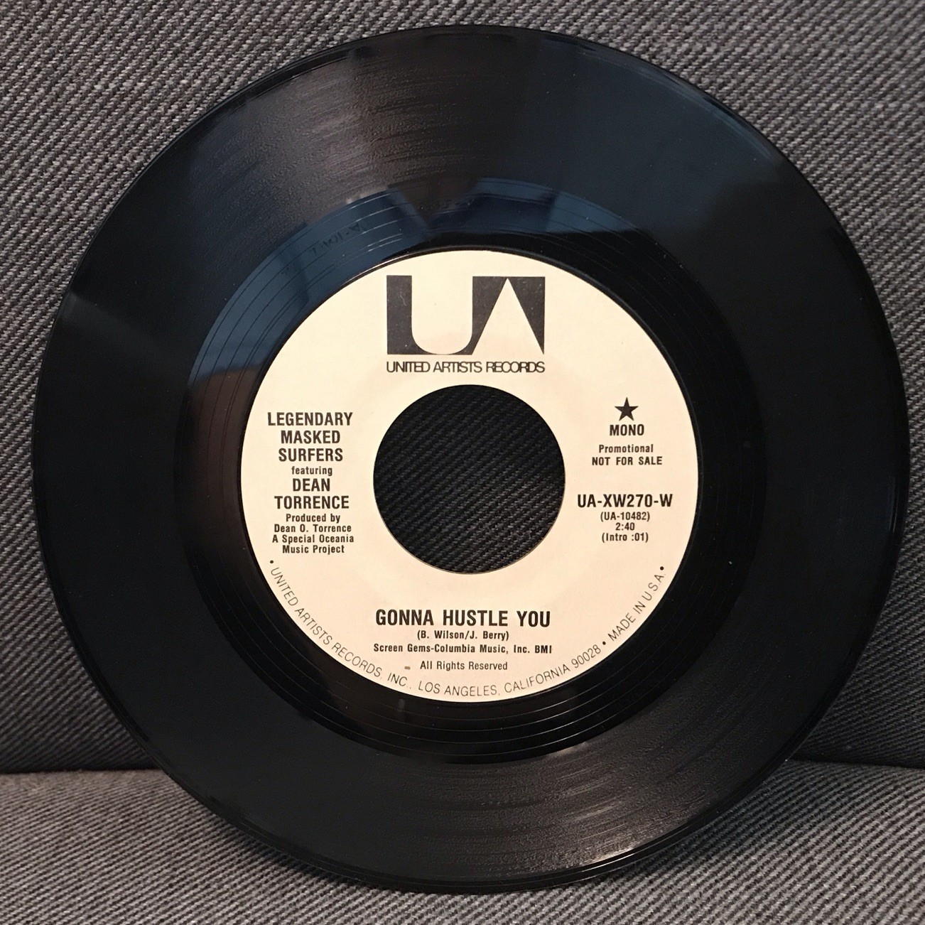 LEGENDARY MASKED SURFERS ~ Brian Wilson ~ Dean Torrence ~ Leon Russell PS & 45