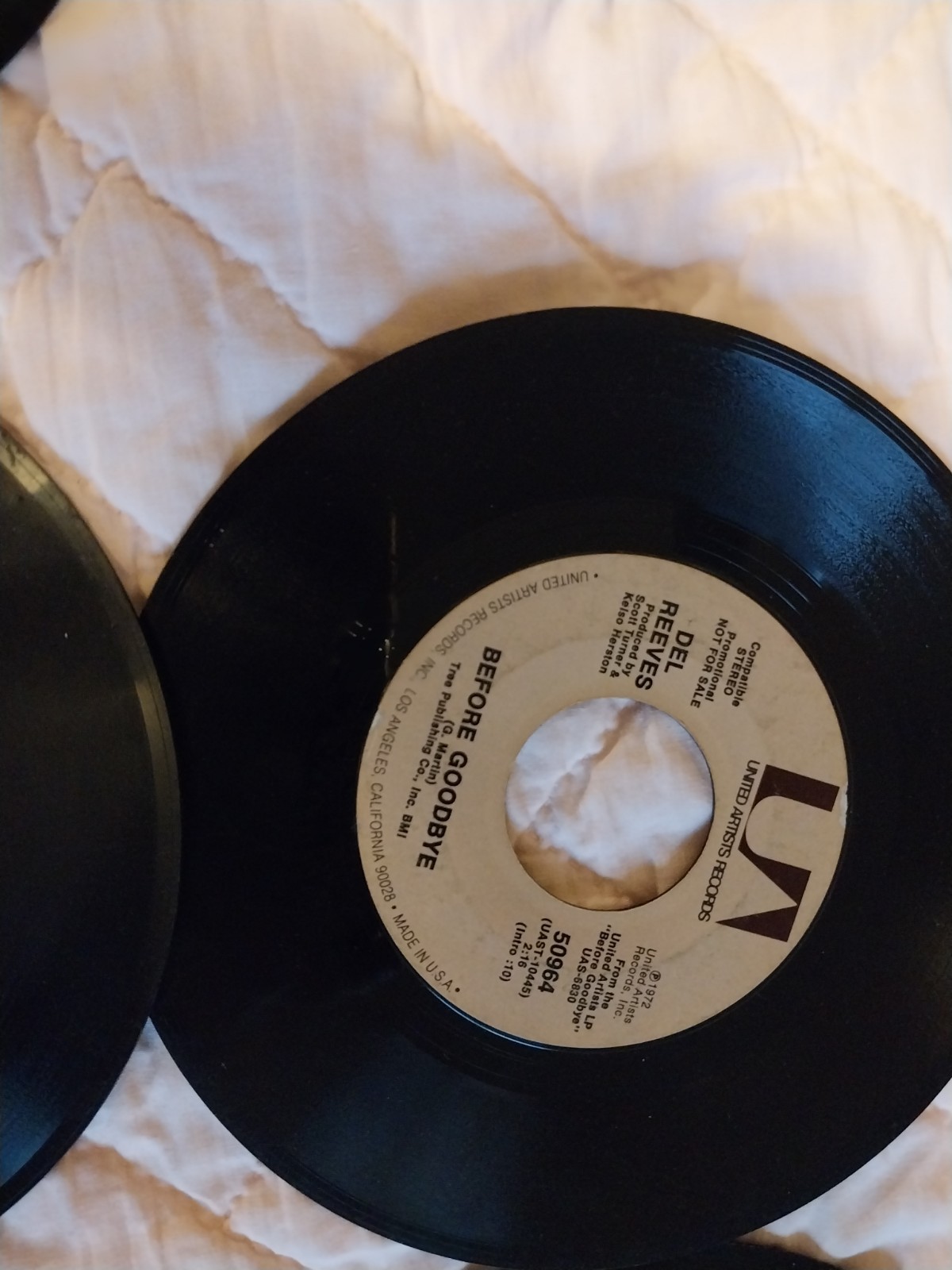 45 vinyl records/ in case/ mostly promotional labels/ most not well known