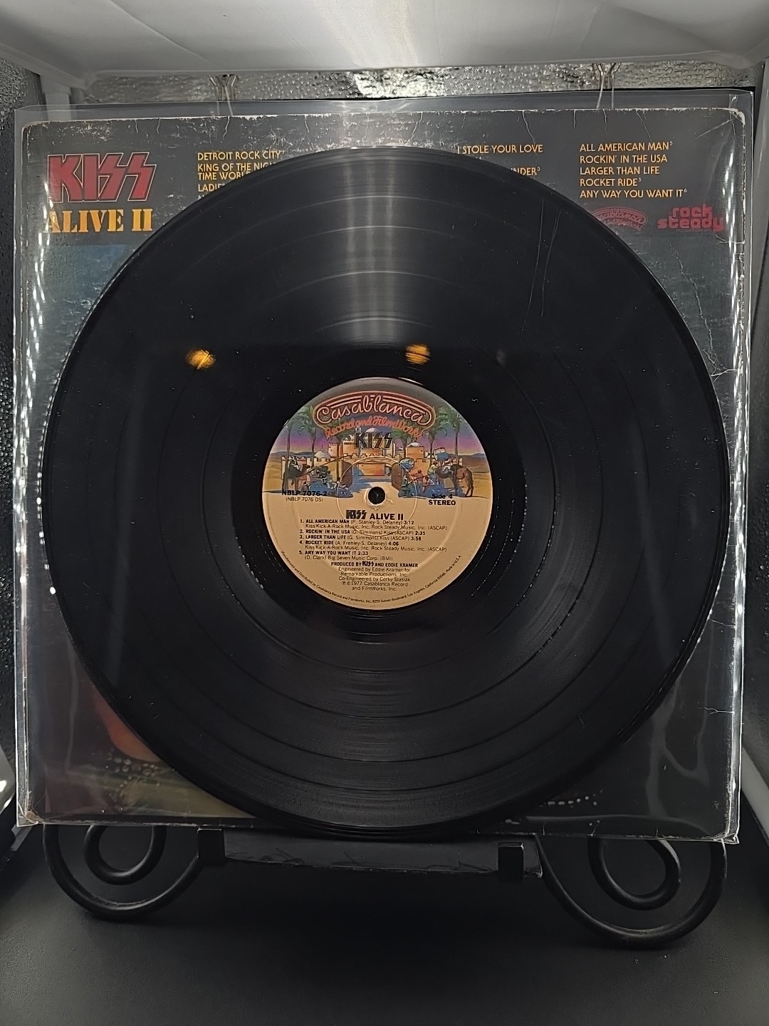 Kiss Alive II 1ST 1977 2LP NBLP 7076 Casablanca US Press G+/G+