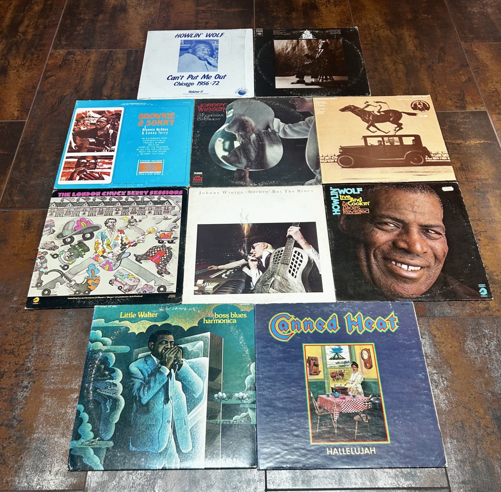 LOT of 10 RARE VINYL LP BLUES RECORDS Howling Wolf Willy Dixon Winter Lil Walter