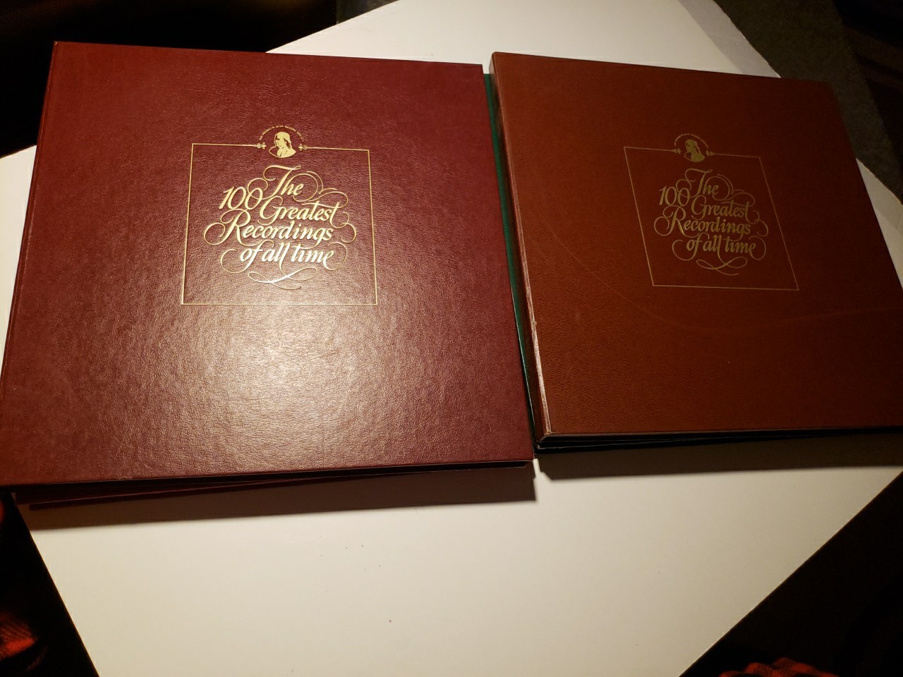 Lot Of 5 -2 LP Box Sets 100 Greatest Recordings Of All Time #’s 21-30 Red Vinyl