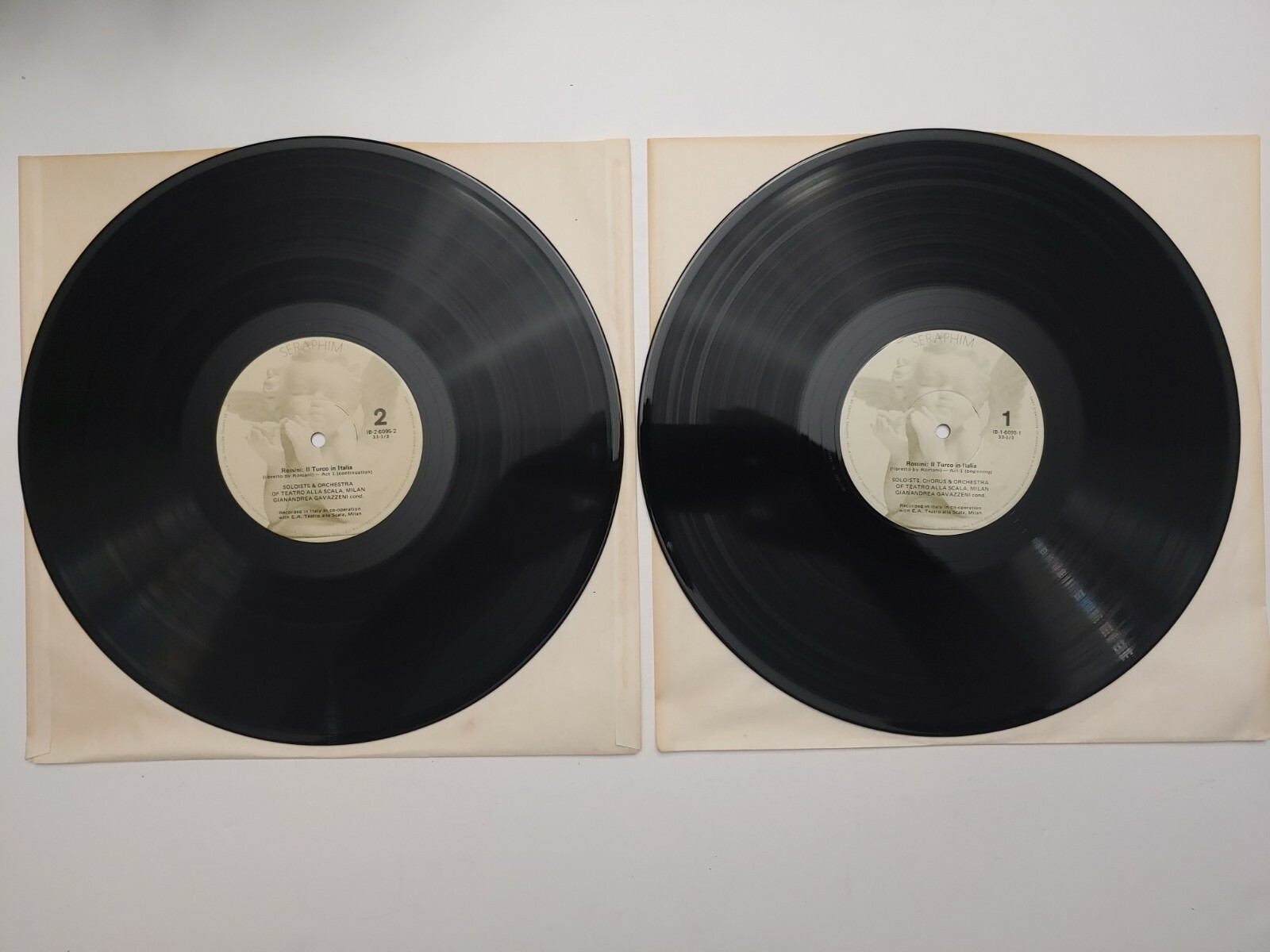 2LP Vinyl Record BOX SET Rossini IL Turco in Italia Stereo Callas Gedda Seraphim