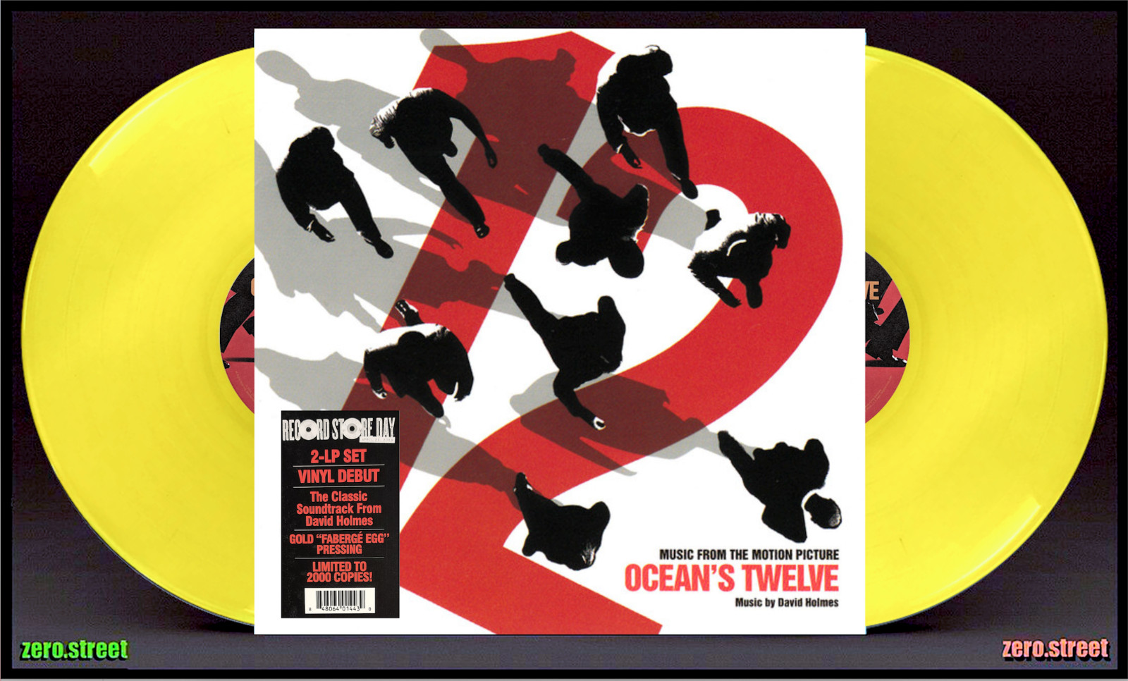 OCEAN’S TWELVE Soundtrack 2LP on COLOR VINYL New SEALED /2000 RSD 12