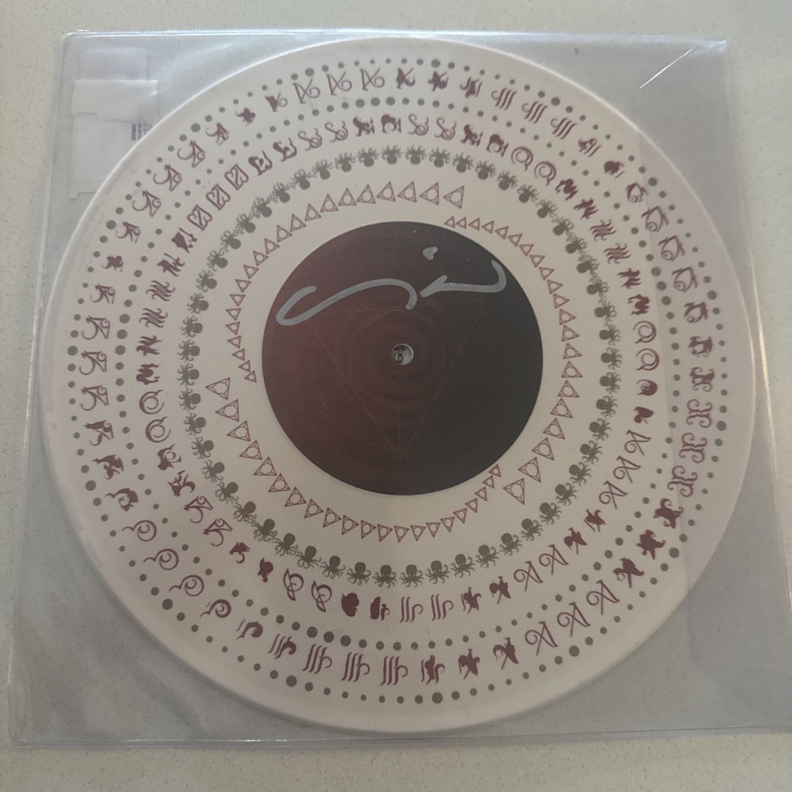 A Perfect Circle ‎- The Doomed / Disillusioned 10″ White Colored Vinyl LP Signed