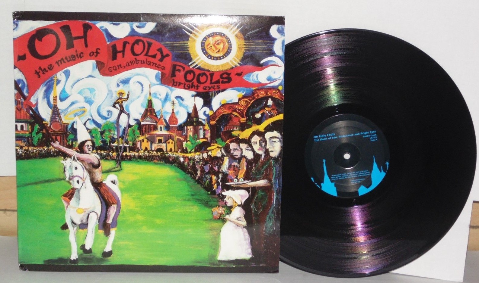SON AMBULANCE BRIGHT EYES Oh Holy Fools LP VG+ 2001 Saddle Creek Conor Oberst