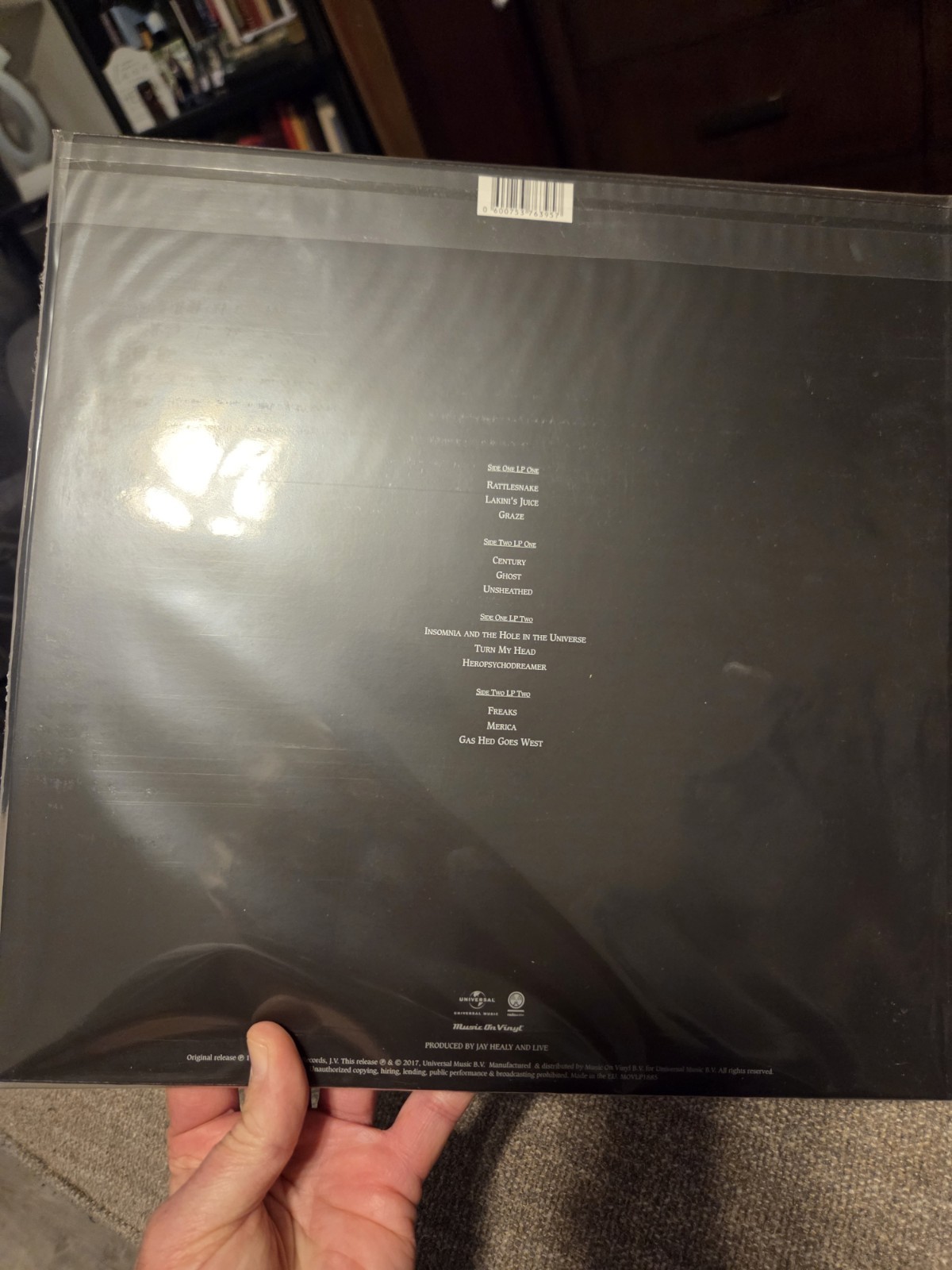 LIVE Band – Secret Samadhi, 2017 MOV 2LP VINYL Jacket + Poster New. RARE!
