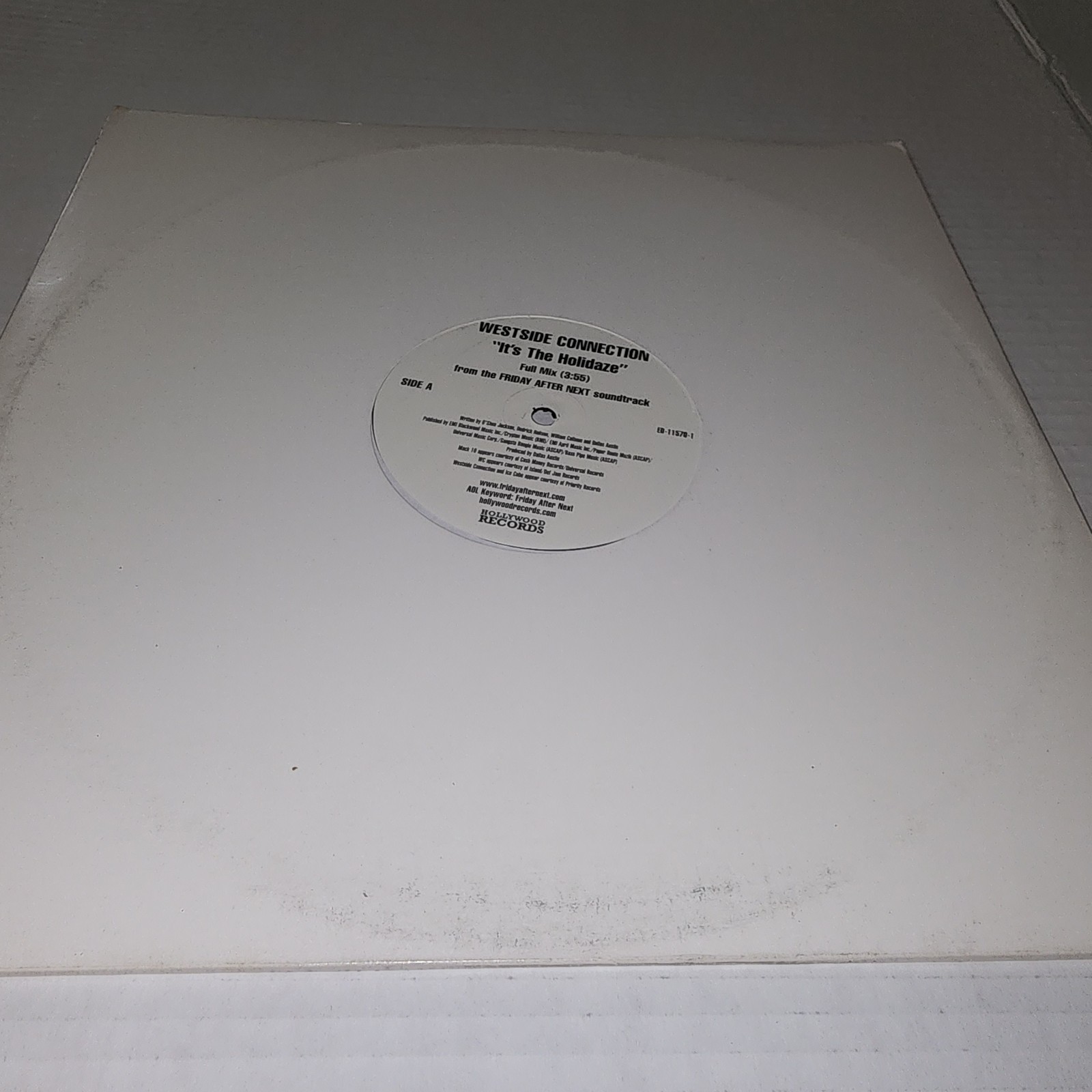 Westside Connection – It’s The Holidaze OG 2002 Press 12″ Very Good Vinyl