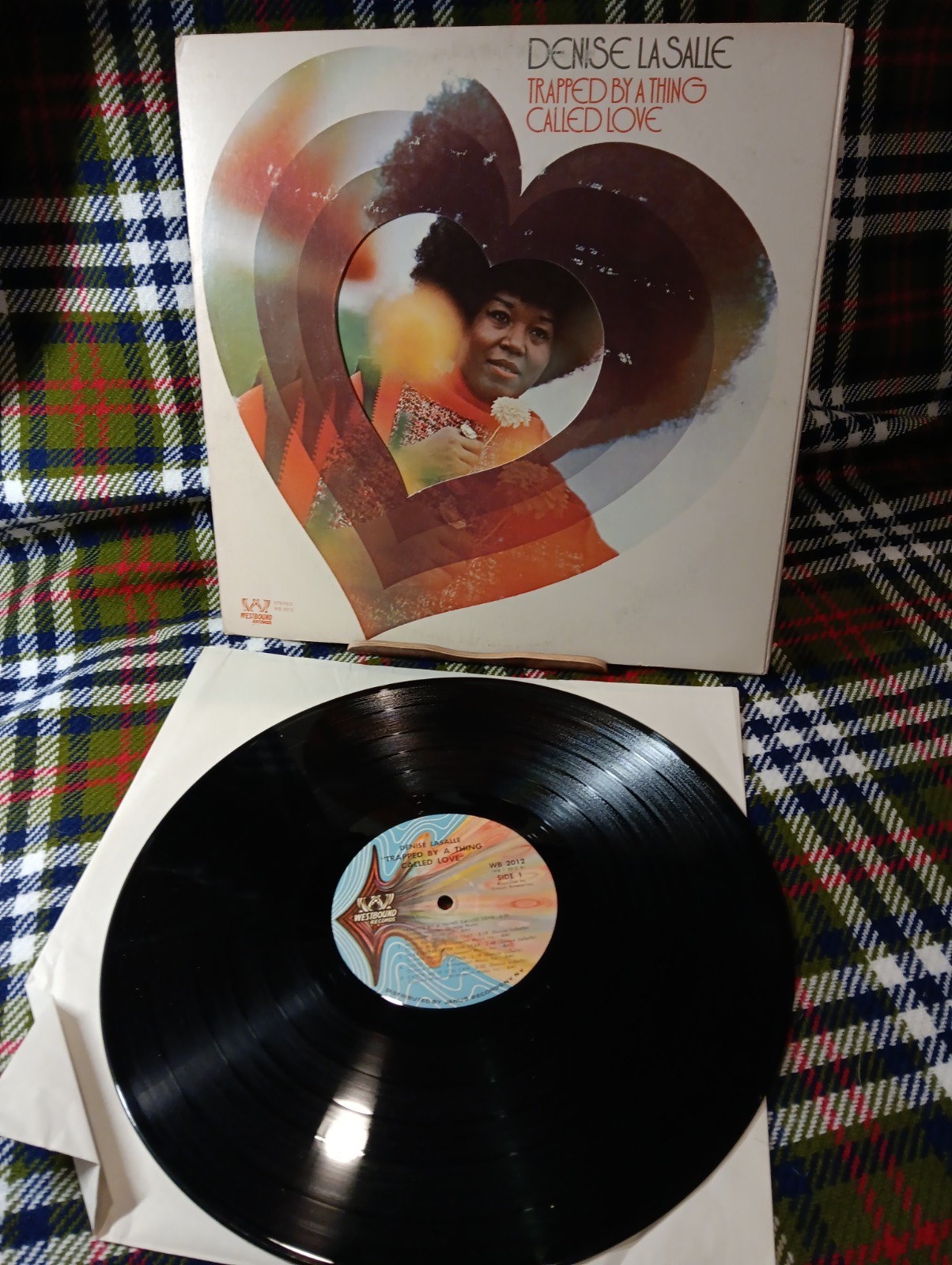 Denise LaSalle Trapped by a Thing Called Love 1972 LP Westbound WB 2012 VG/VG