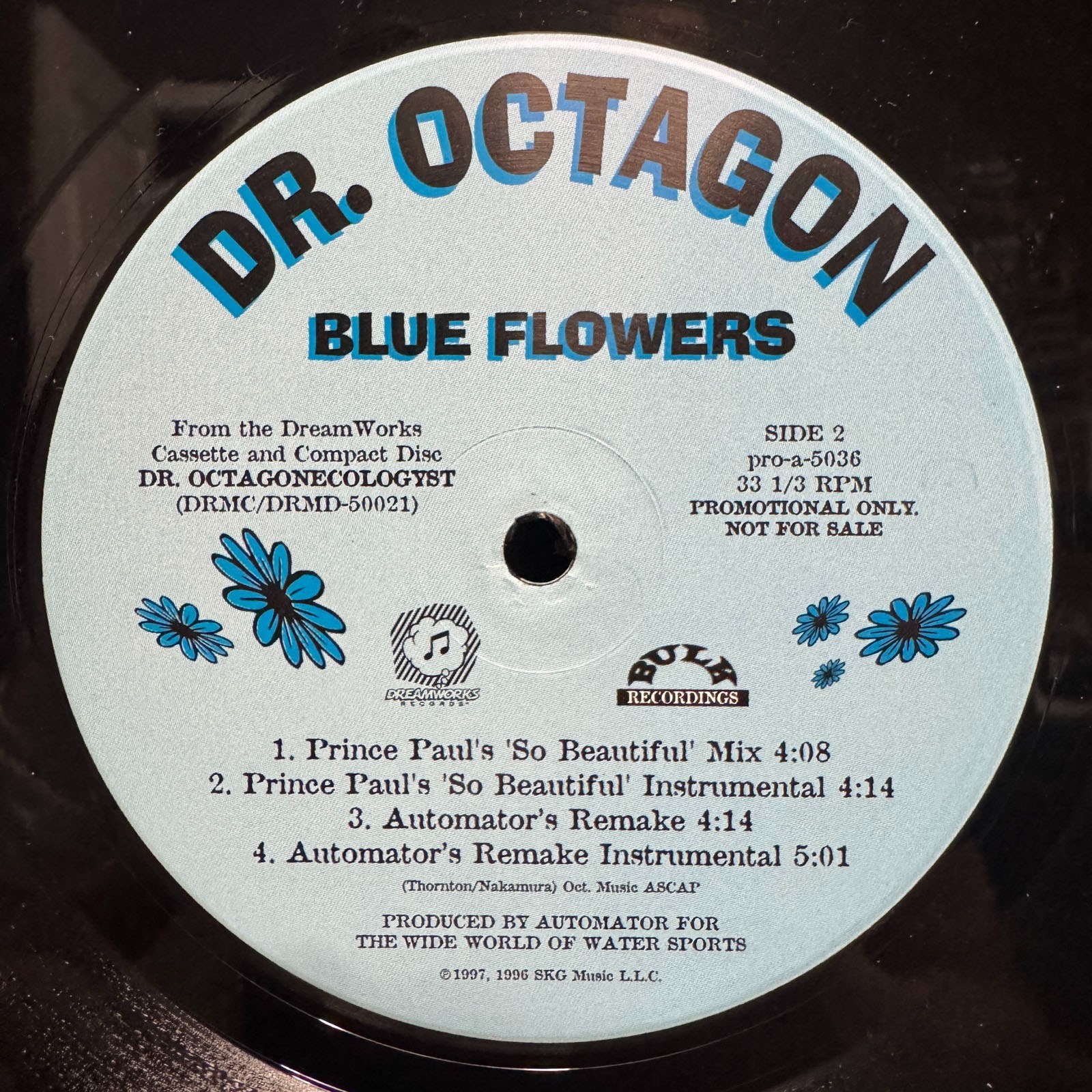 DR. OCTAGON – BLUE FLOWERS (+REMIXES) (12″) 1997 RARE!! KOOL KEITH + AUTOMATOR