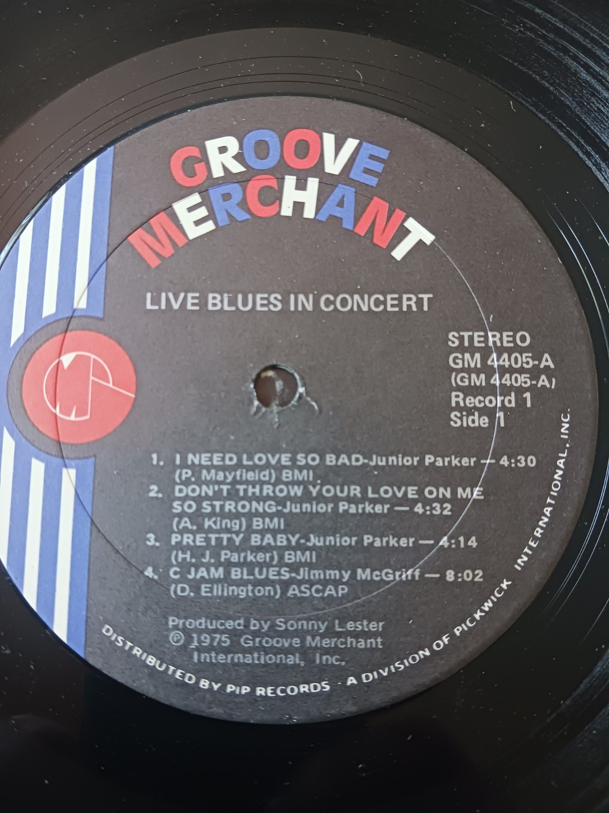 BLUES IN CONCERT – 1975 GROOVE MERCHANT RECORDS 2XLP SET – (G+/G+) – VARIOUS