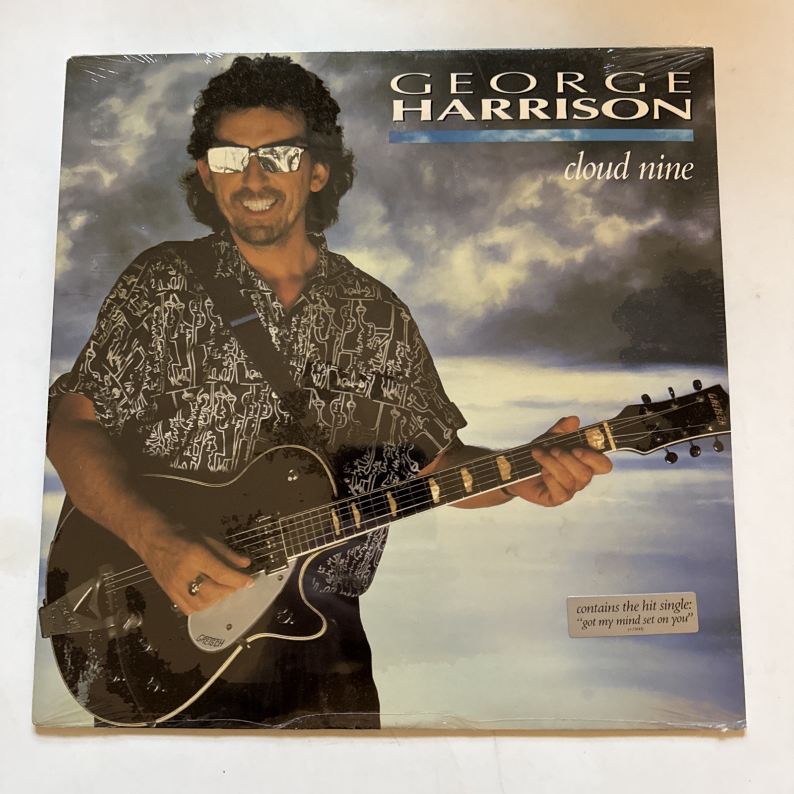 Beatles GEORGE HARRISON 1987 FIRST ISSUE ‘CLOUD NINE’ LP W/Hype FACTORY SEALED!