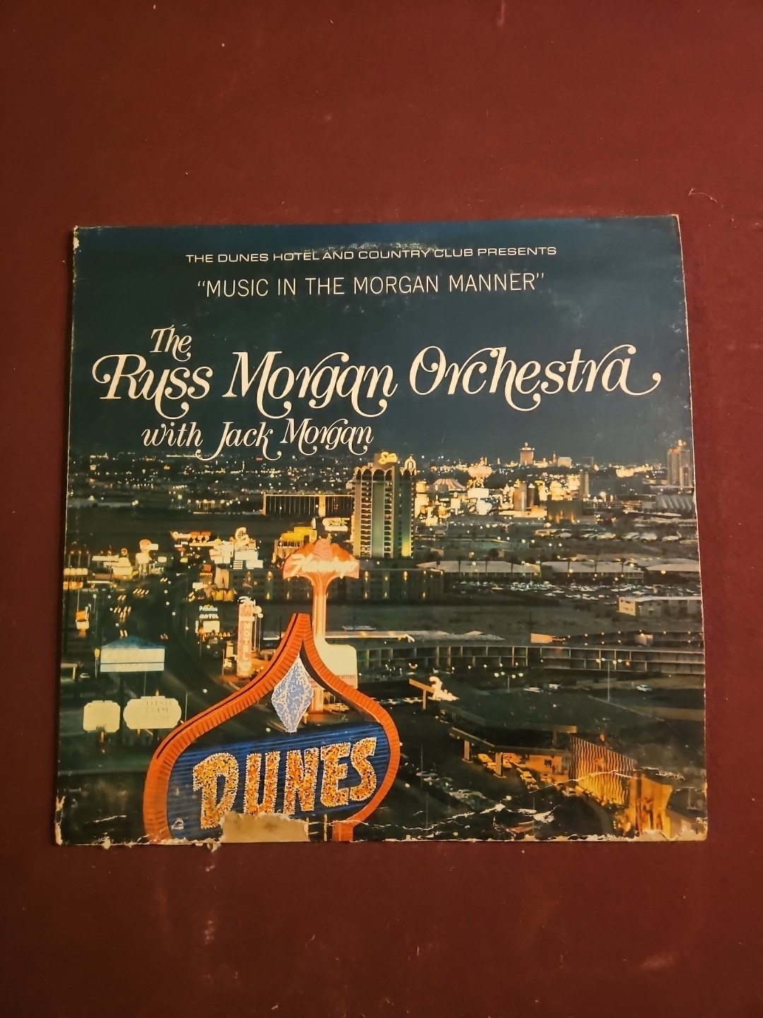 Signed Jack Morgan ♫ The Russ Morgan Orchestra With Jack Morgan ♫ Vinyl LP Album