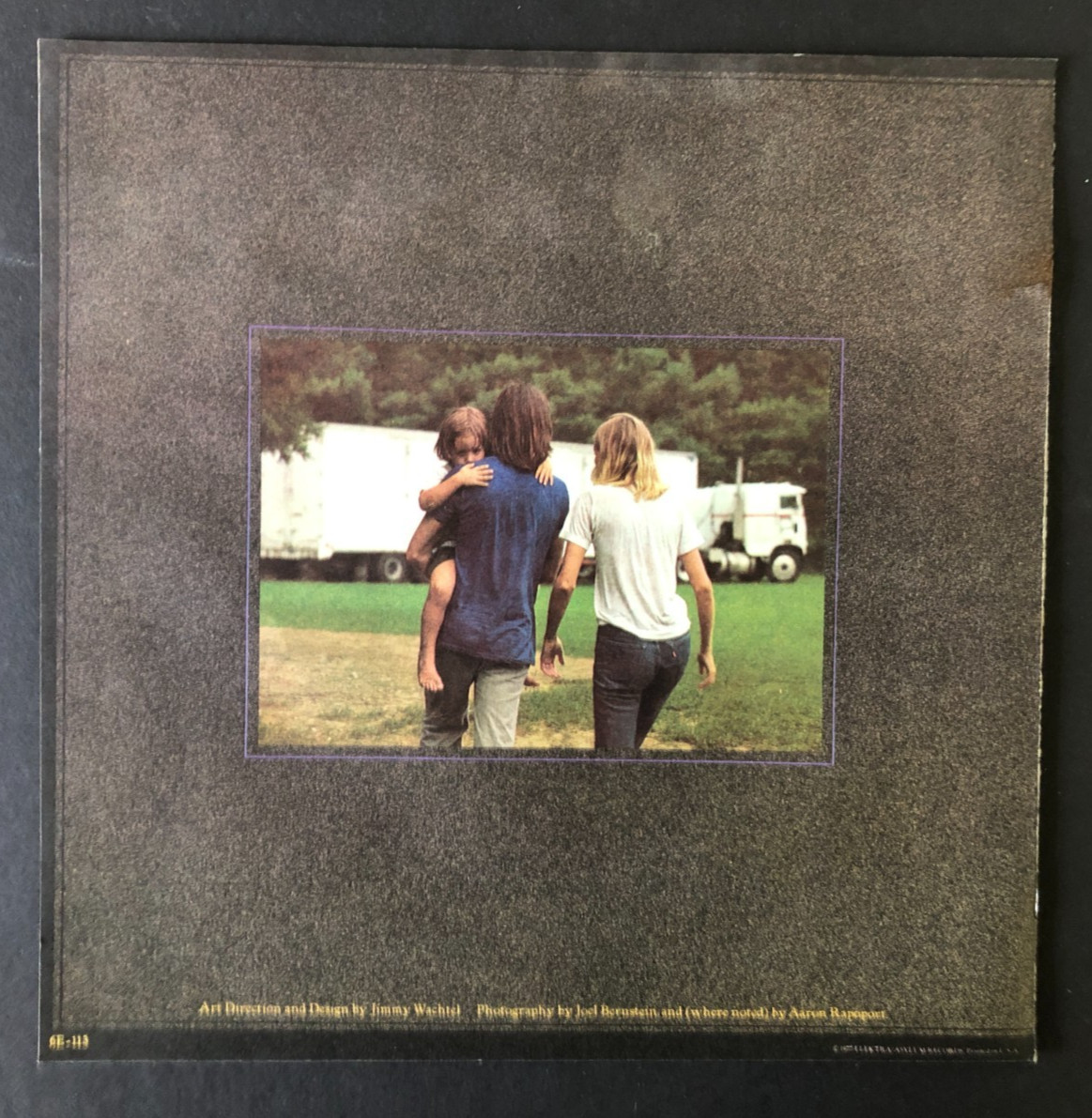 Jackson Browne RUNNING ON EMPTY 1977 Asylum + Booklet Low grade cover VG record