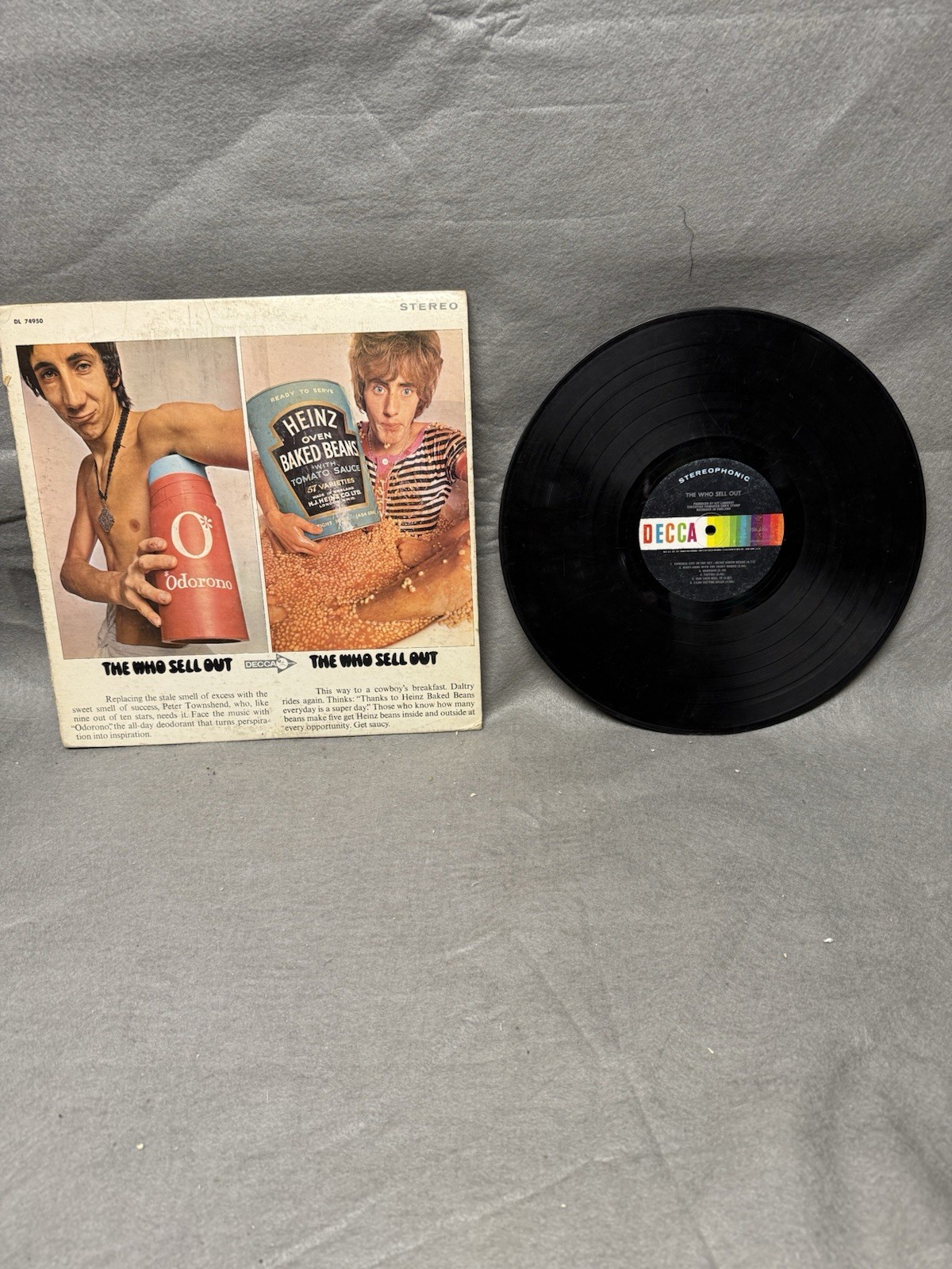 VINTAGE THE WHO VINYL LP ‘SELL OUT’ DECCA RECORDS DL 74950 STEREO GOOD CONDITION