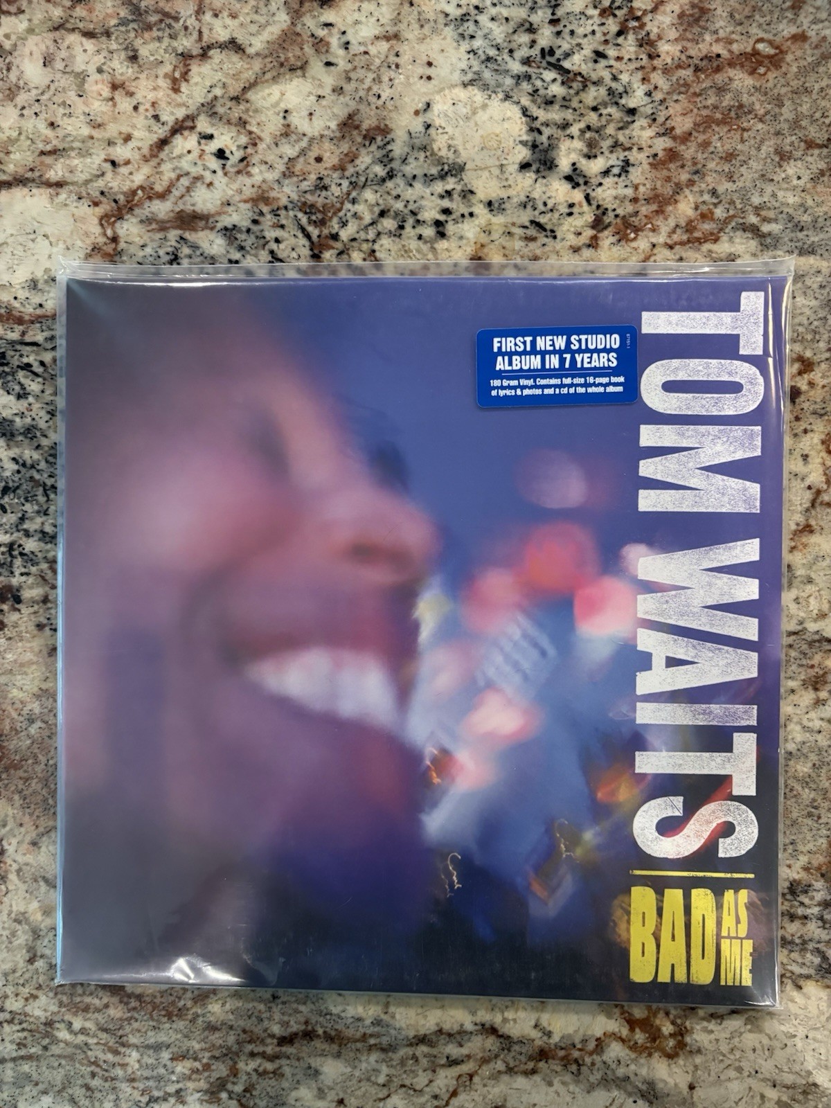 TOM WAITS “BAD AS ME” 2011 180g LP ANTI-87151-1 WITH BOOKLET + CD FIRST PRESS