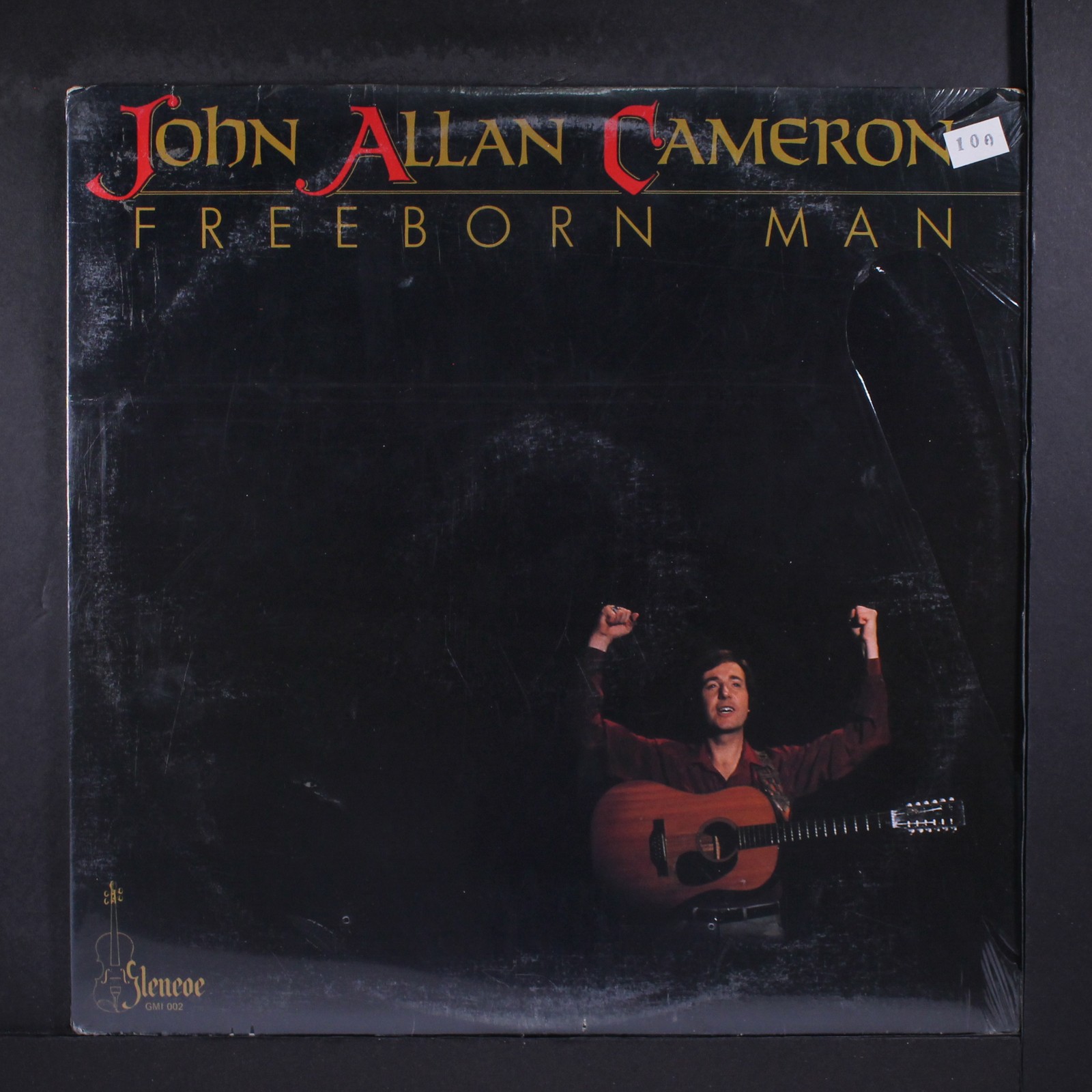 JOHN ALLAN CAMERON: freeborn man Glencoe Music 12″ LP 33 RPM Canada Sealed