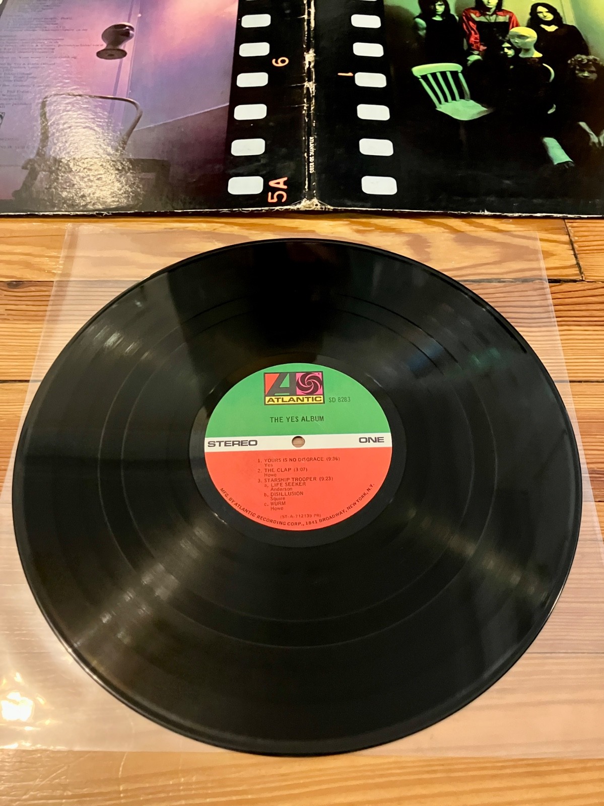 The Yes Album LP Vinyl US Atlantic OG 1971 Stereo Gatefold VG+/VG+ Prog Rock