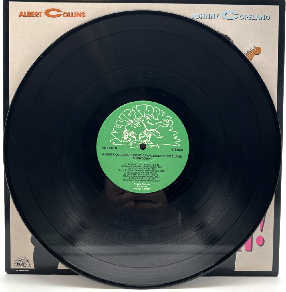 ALBERT COLLINS, ROBERT CRAY, AND COPELAND “SHOWDOWN” LP 1985 Alligator AL4743 NM
