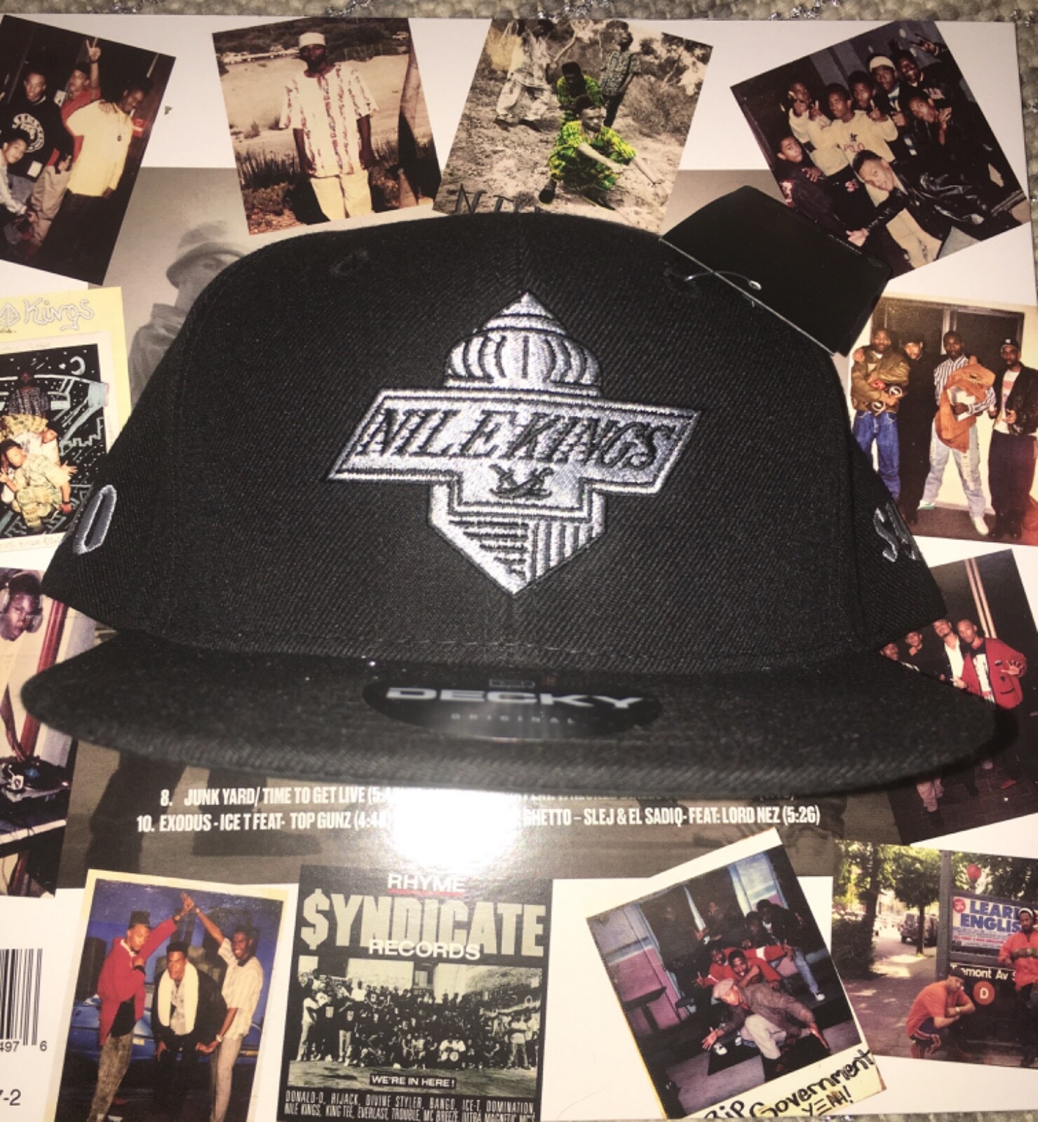 RHYME SYNDICATE WRECKED Dialect NILE KINGS’s Snap Back NEW BLACK