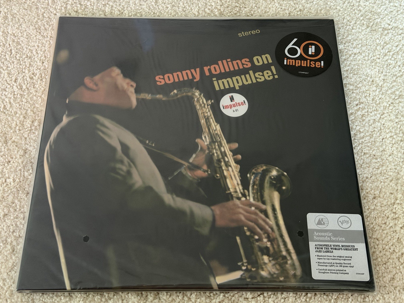 Sonny Rollins On Impulse Verve Acoustic Sounds Series – SEALED