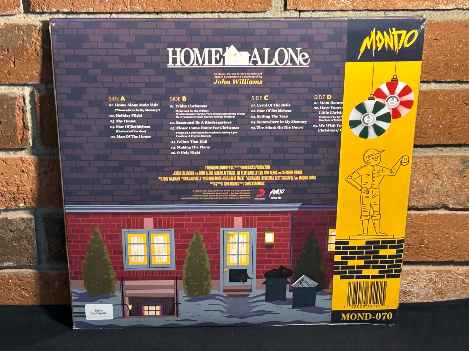 HOME ALONE – Soundtrack, Limited 2LP CORNETTO COLORED VINYL Gatefold + OBI New!