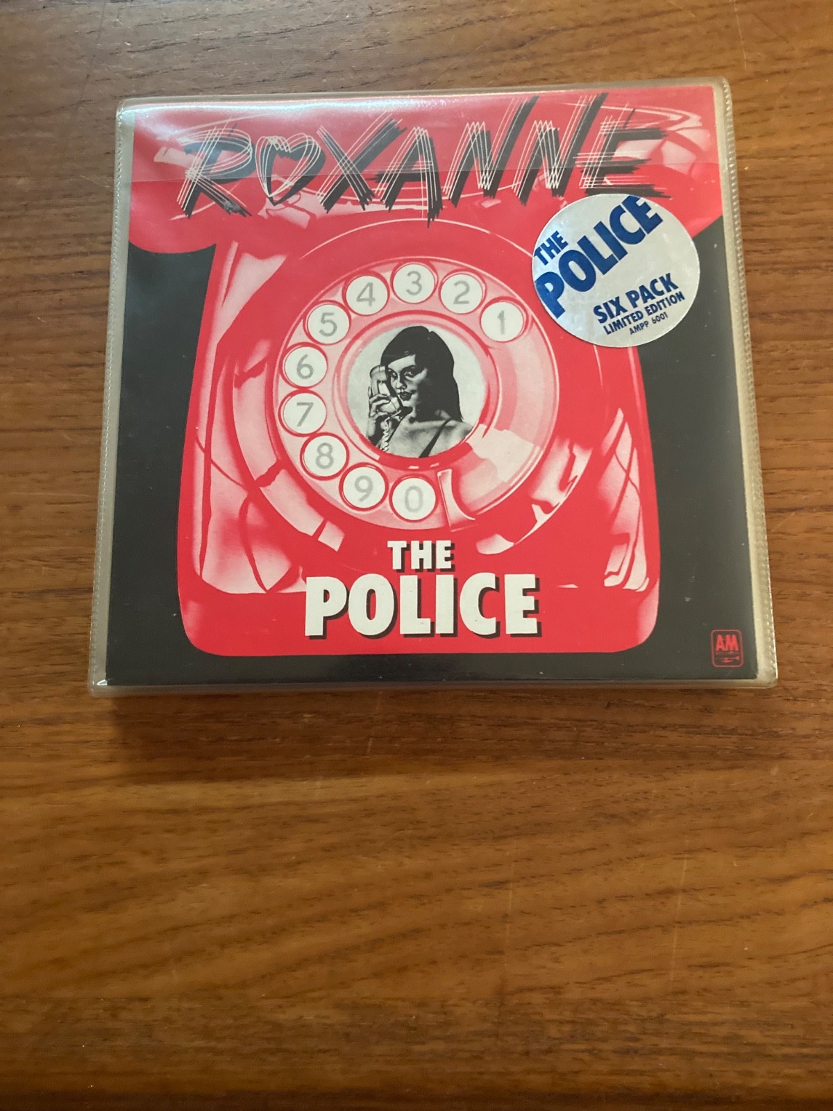 THE POLICE Six Pack UK LTD. 6 x 7″ BLUE VINYL SET IN PVC SLEEVE 1980 AMPP 6001