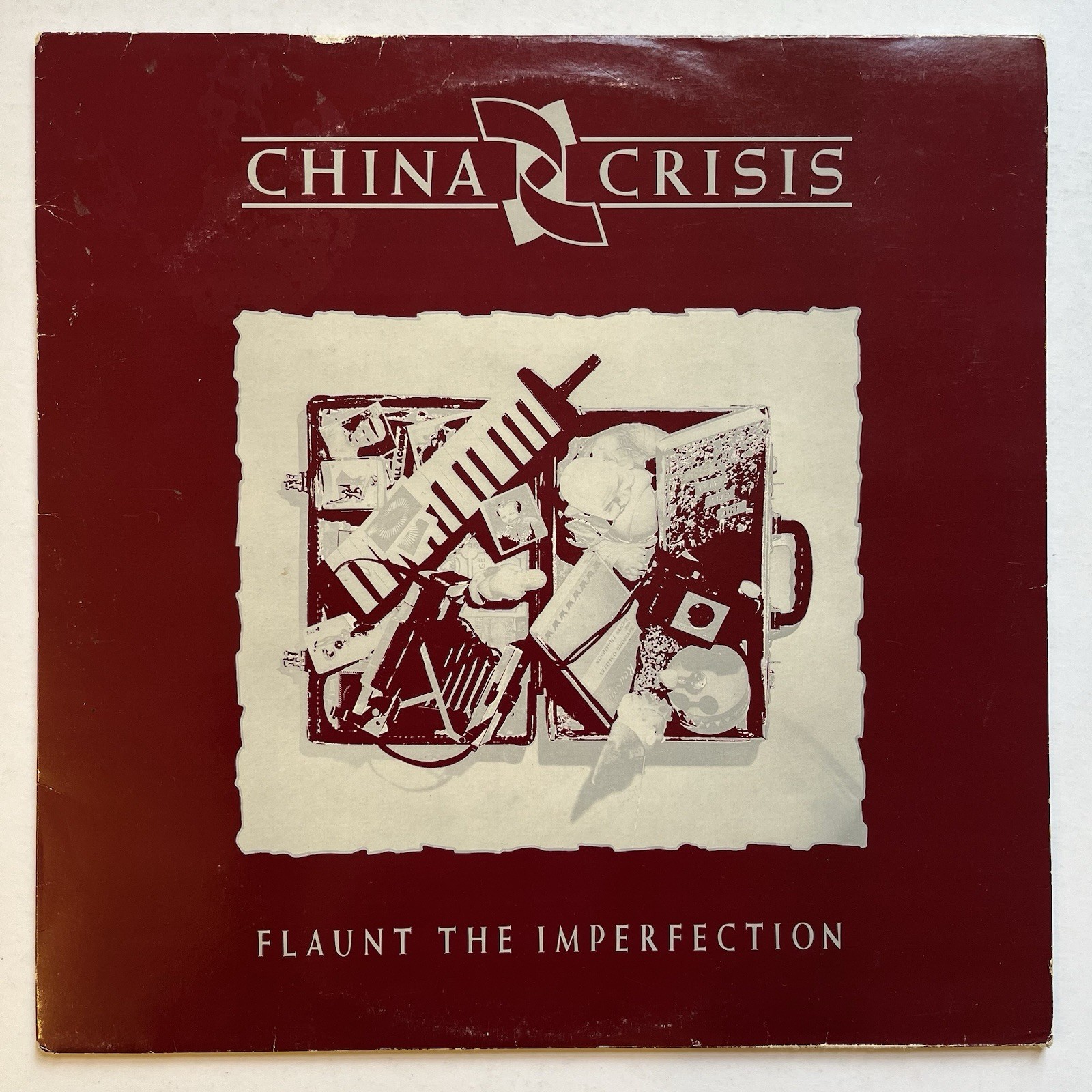 China Crisis, Flaunt The Imperfection, Vinyl LP, Virgin 1985, G+/VG, V2342 Red