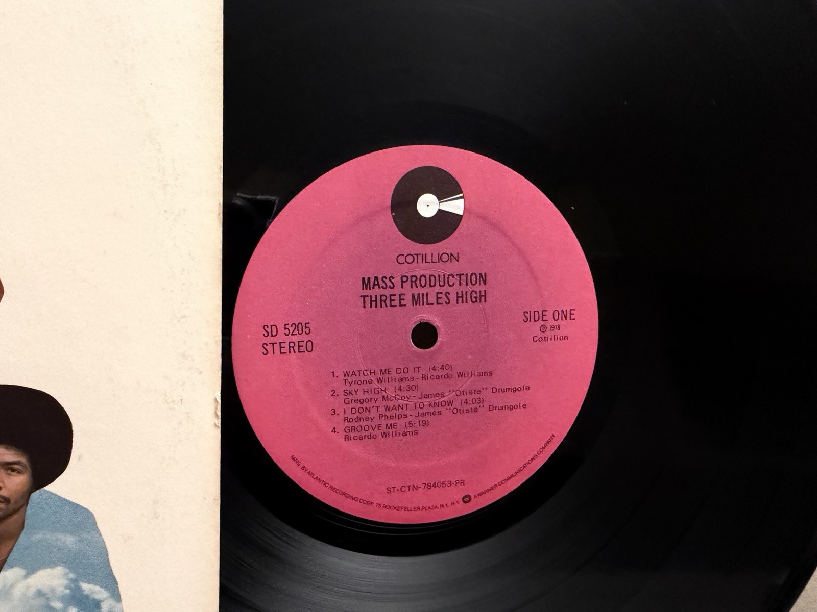 MASS PRODUCTION THREE MILES HIGH SMOOTH SOUL FUNK DISCO COTILLION LABEL LP