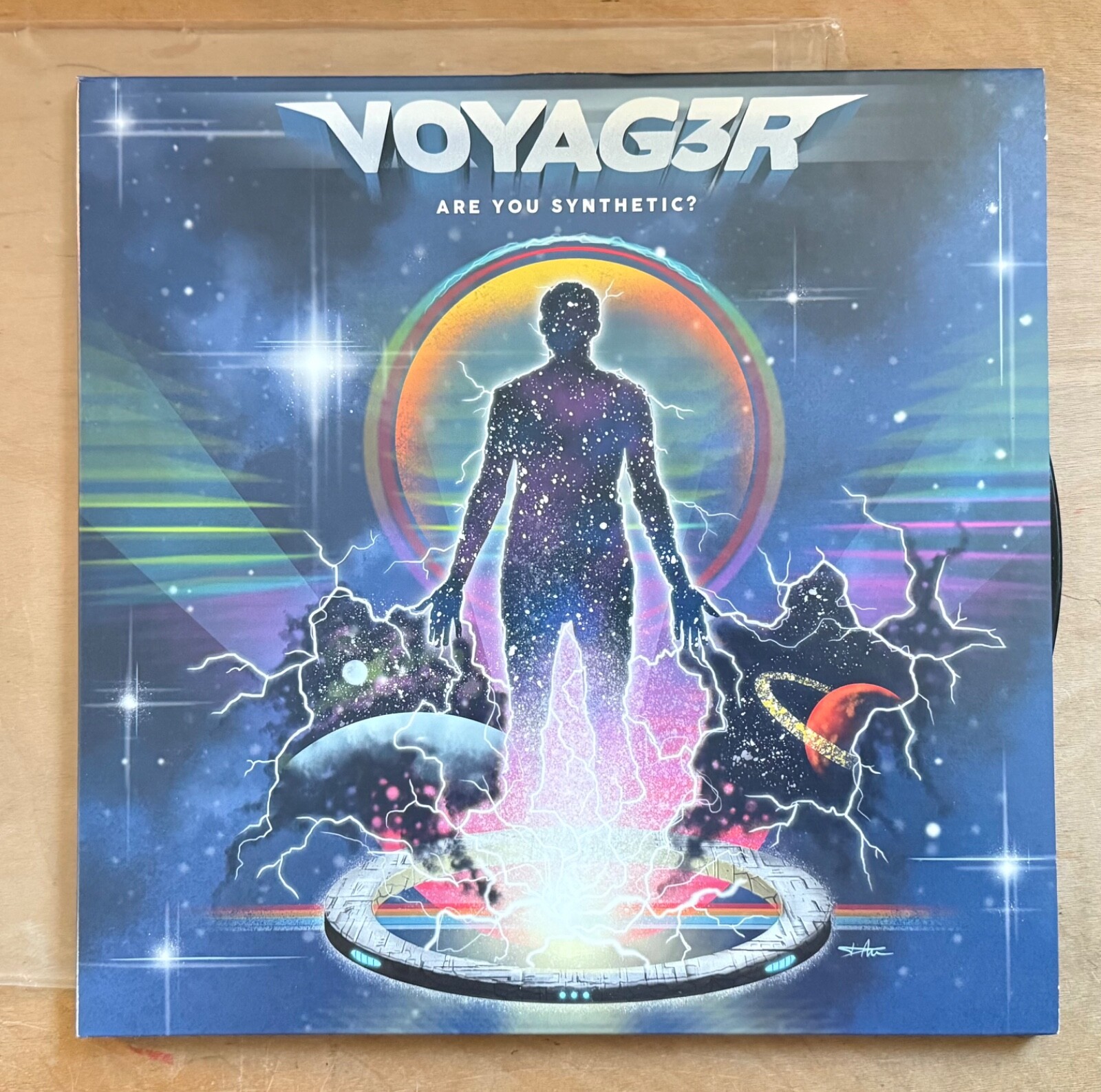 VOYAGER – Are You Synthetic? (2016, Bellyache Records) – VINYL Record