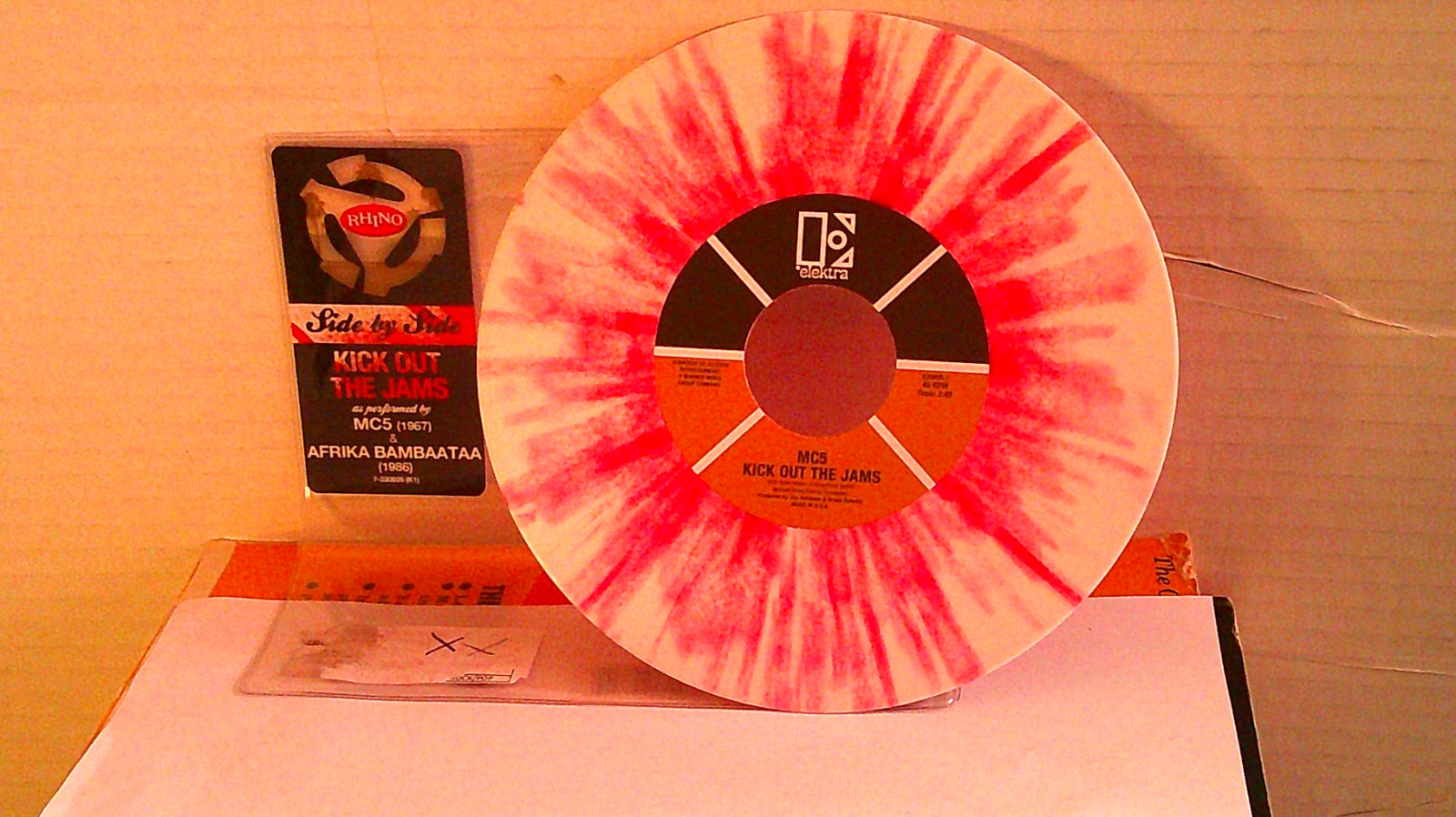 MC5,Elektra,”Kick Out The Jams”US,7″ 45,1967 Record Store Day,Splash Vinyl,M