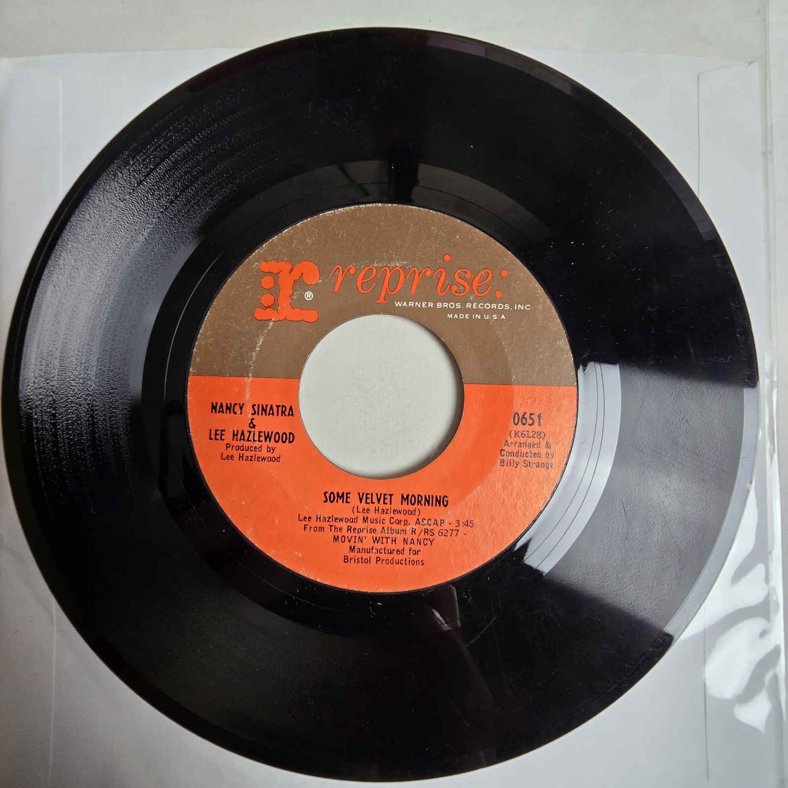Nancy Sinatra & Lee Hazlewood Some Velvet Morning Reprise 0651 45 Vinyl
