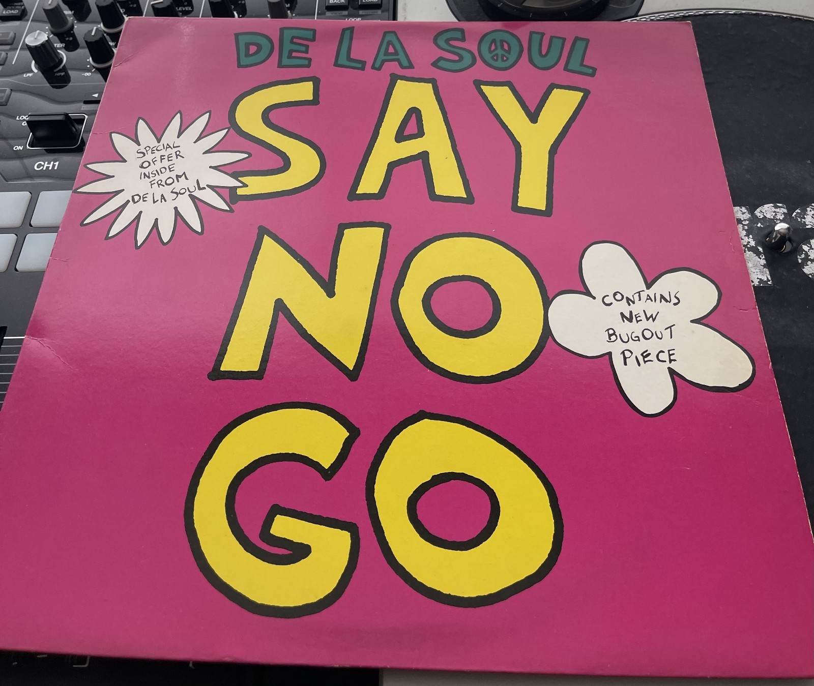 De La Soul – Say No Go OG 1989 Press 12″ in Picture Cover VG/VG+