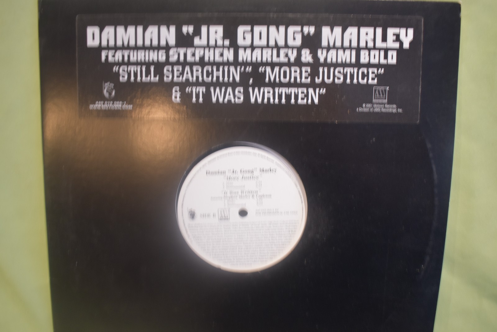 PROMO DAMIAN ‘JR. GONG’ MARLEY “Still Searchin / More Justice” Vinyl 12″ Maxi