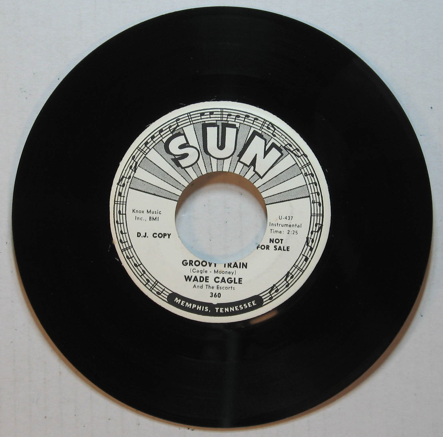 WADE CAGLE / GROOVY TRAIN / HIGHLAND ROCK / ORIGINAL SUN 360 / PROMO / NEAR MINT