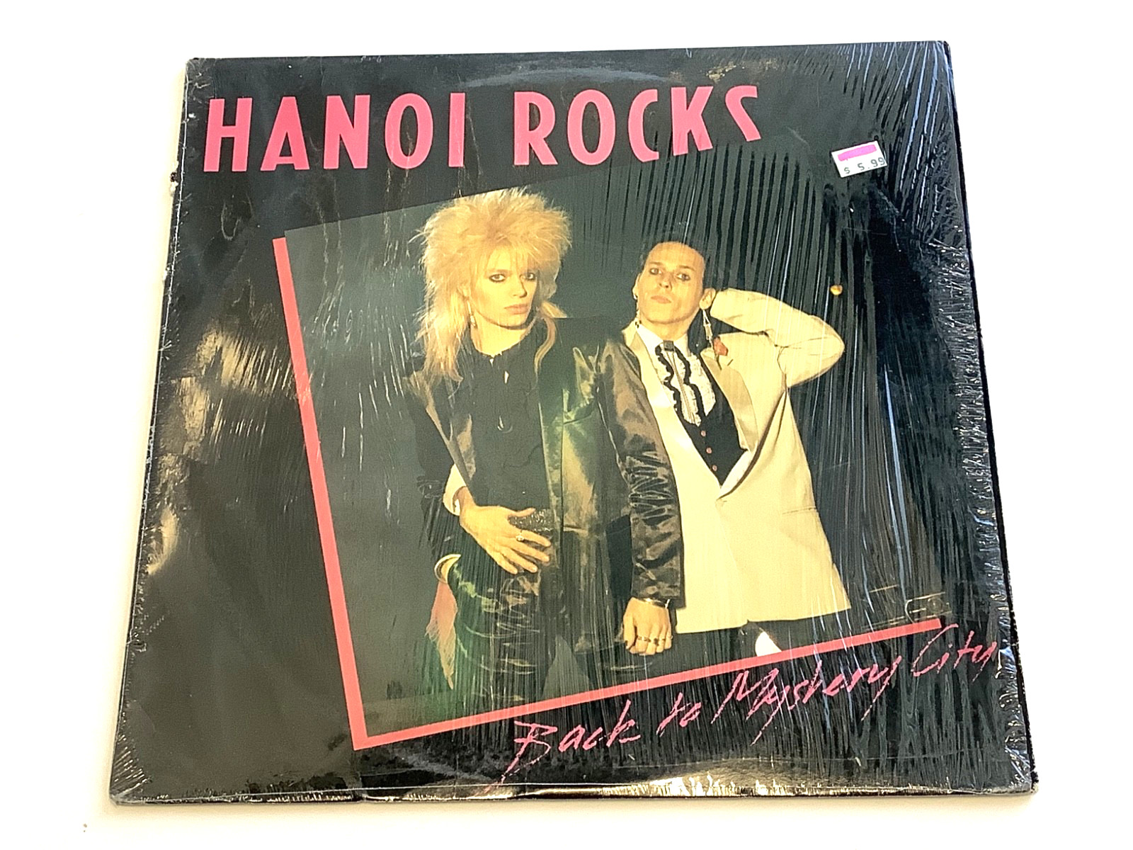 Hanoi Rocks Back To Mystery City Vinyl LP 1984 PVC Records 1st Press (NM/EX)