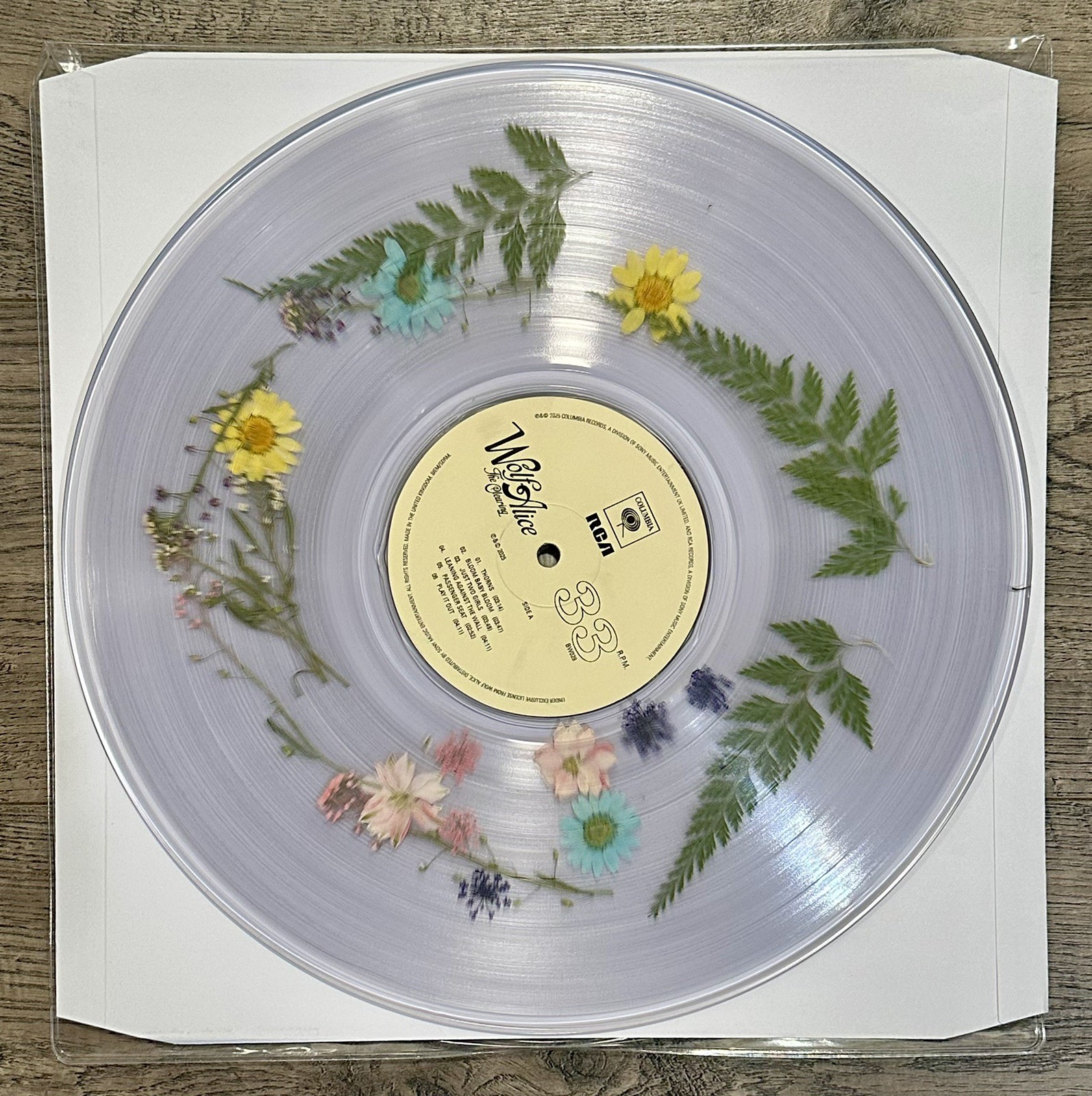 Wolf Alice – The Clearing FLOWER FILLED Bad World Records vinyl
