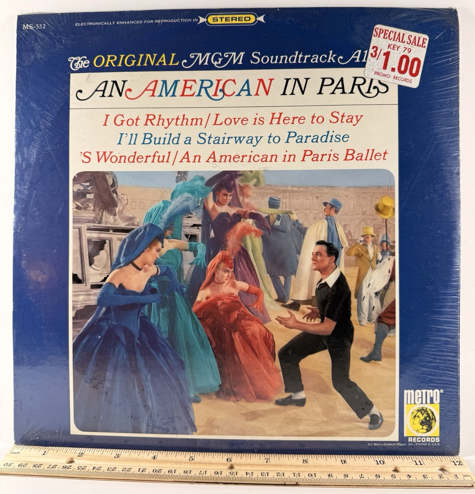 An American in Paris OST LP Sealed MGM MS-552 Stereo Gershwin