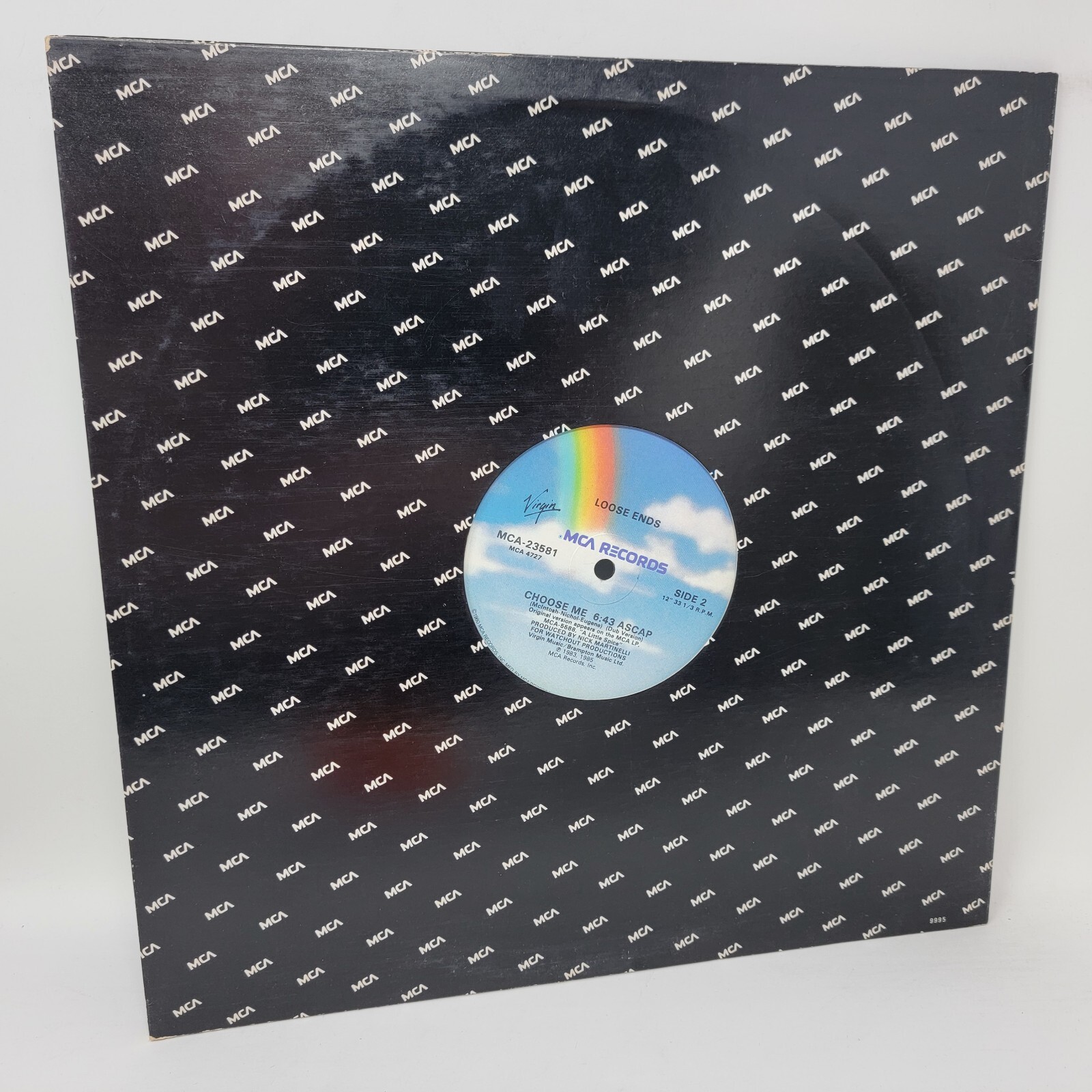 Loose Ends Choose Me M- 12″ Vinyl Record Single free sleeve