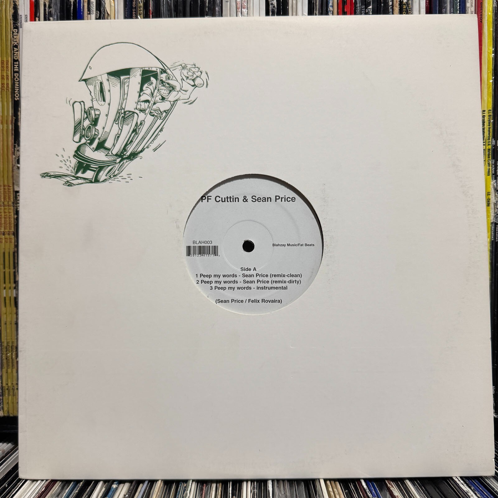 P.F. CUTTIN + SEAN PRICE – PEEP MY WORDS (REMIX) / THE JAKEL (12″) 2005!! RARE