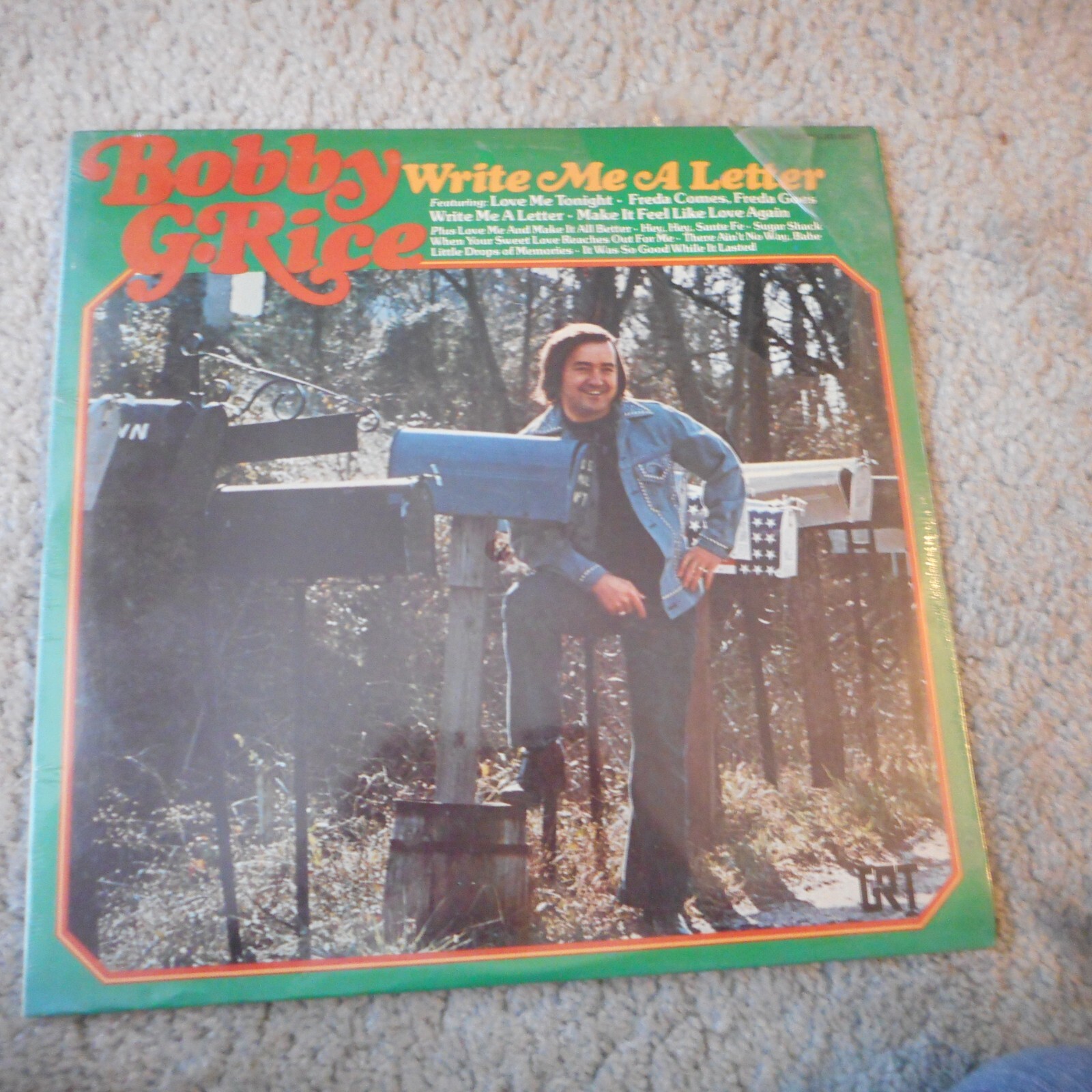 SEALED BOBBY G. RICE WRITE ME A LETTER LP 1975 GRT RECORDS GRT-8003
