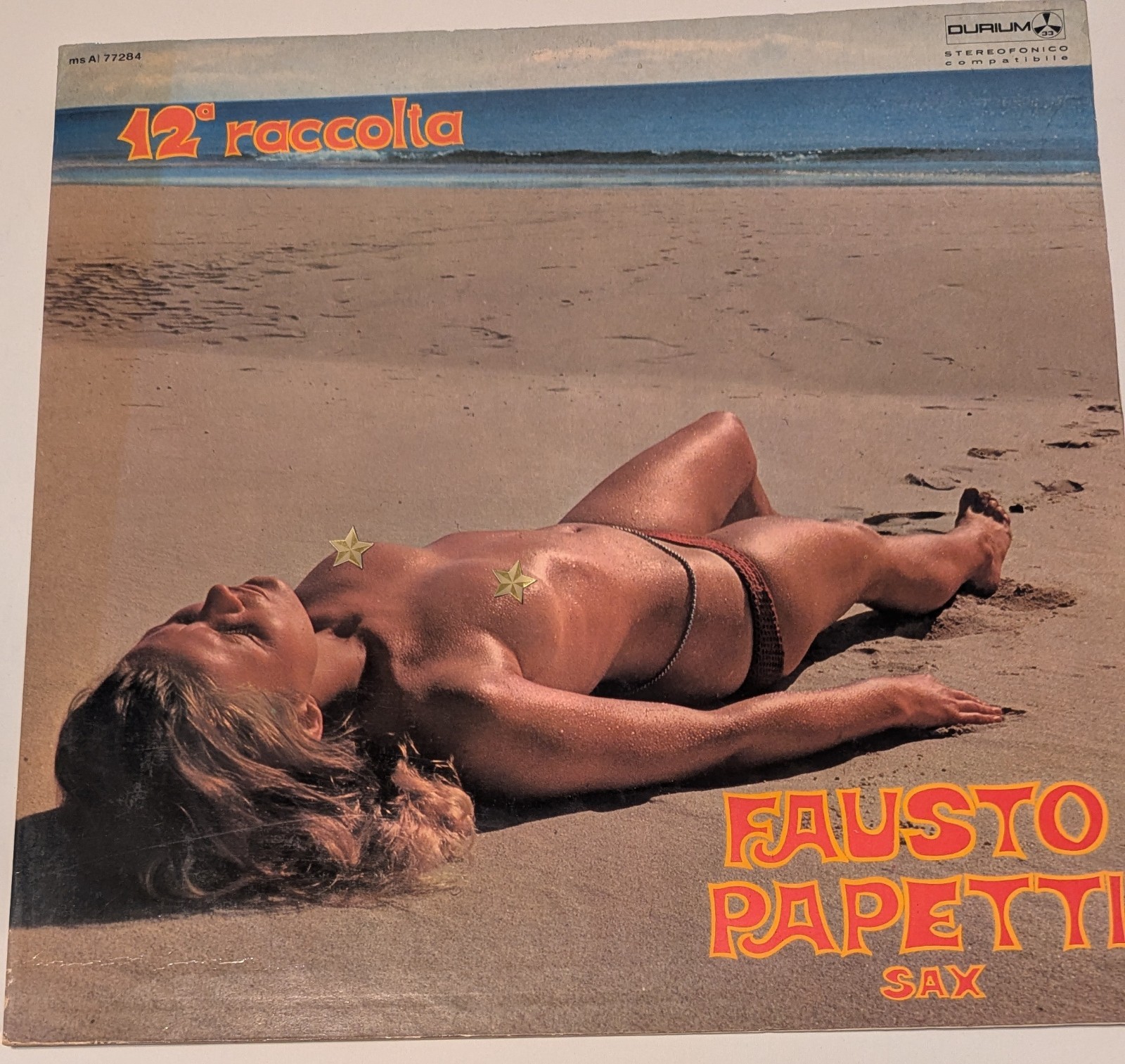 Fausto Papetti Sax Cheesecake 12a Raccolta LP Vinyl Record Beach